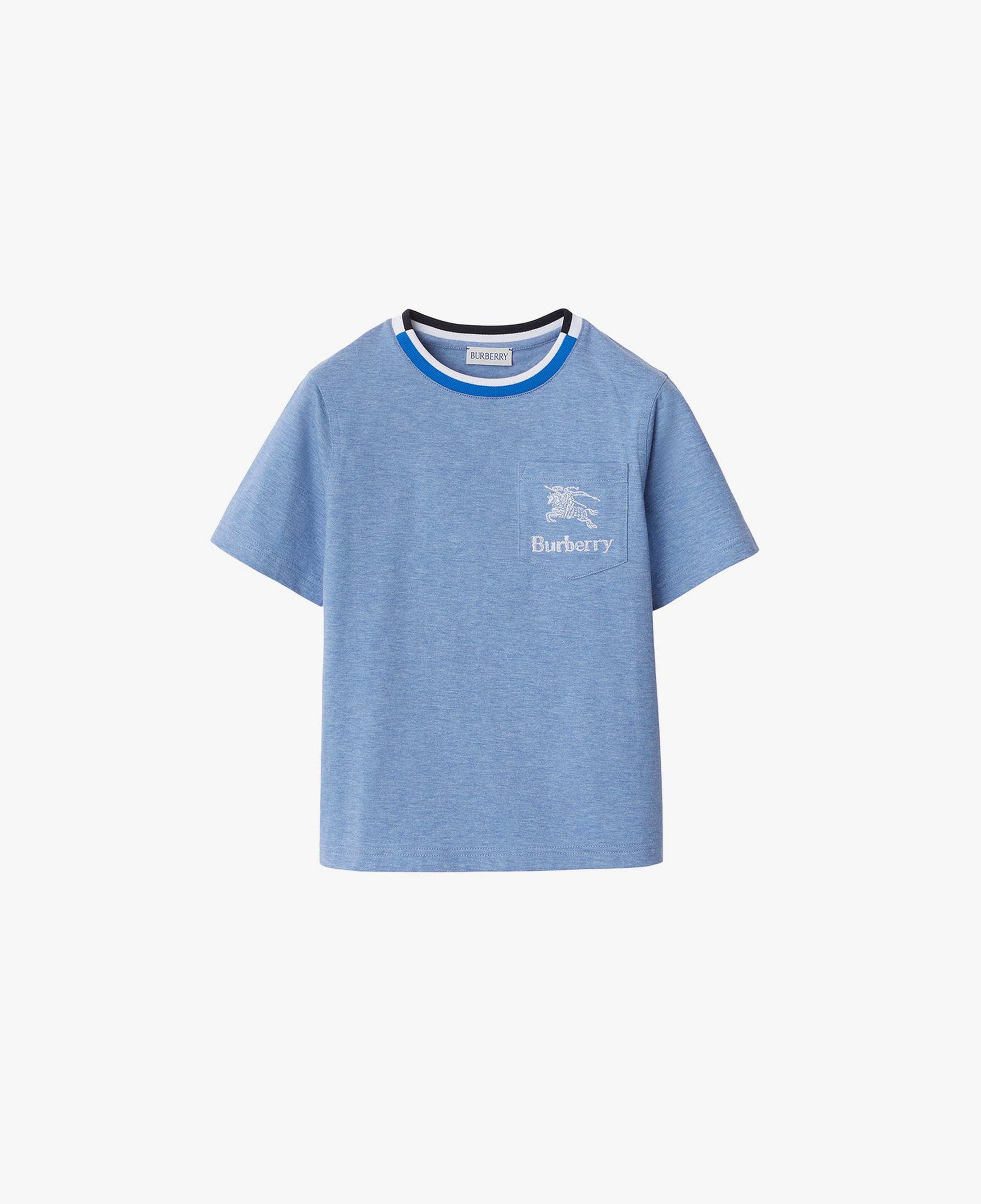 Burberry Çocuk Mavi Tshirt