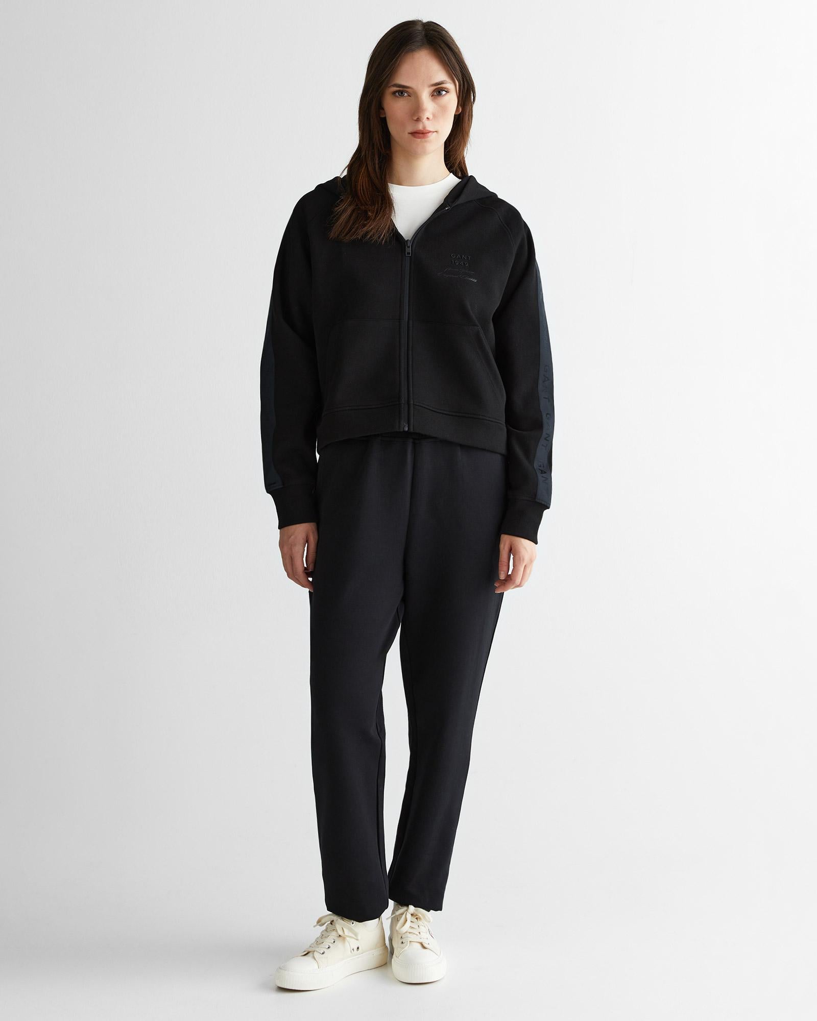 GANT Kadın Siyah Regular Fit Eşofman
