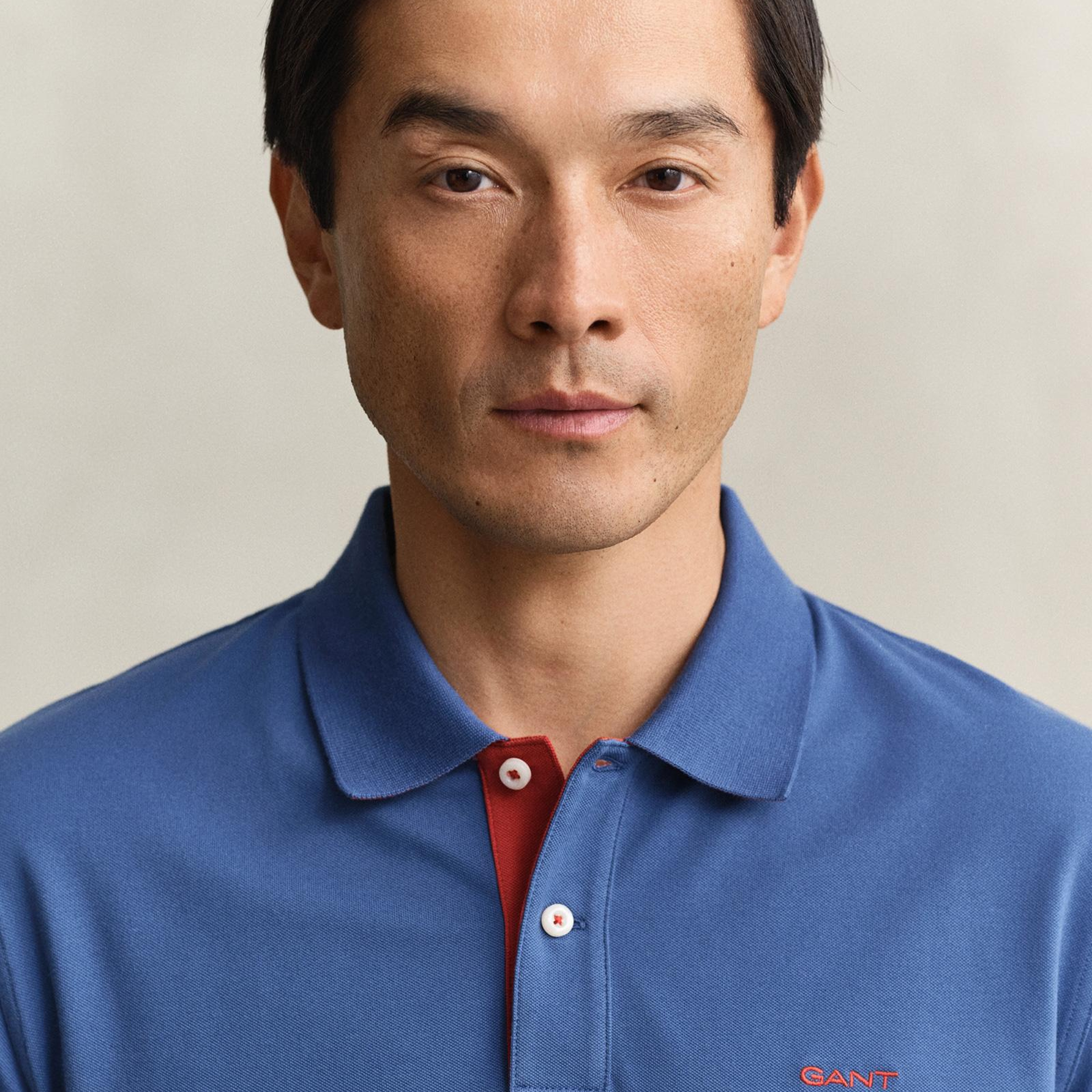 GANT Erkek Mavi Regular Fit Polo Yaka T-Shirt