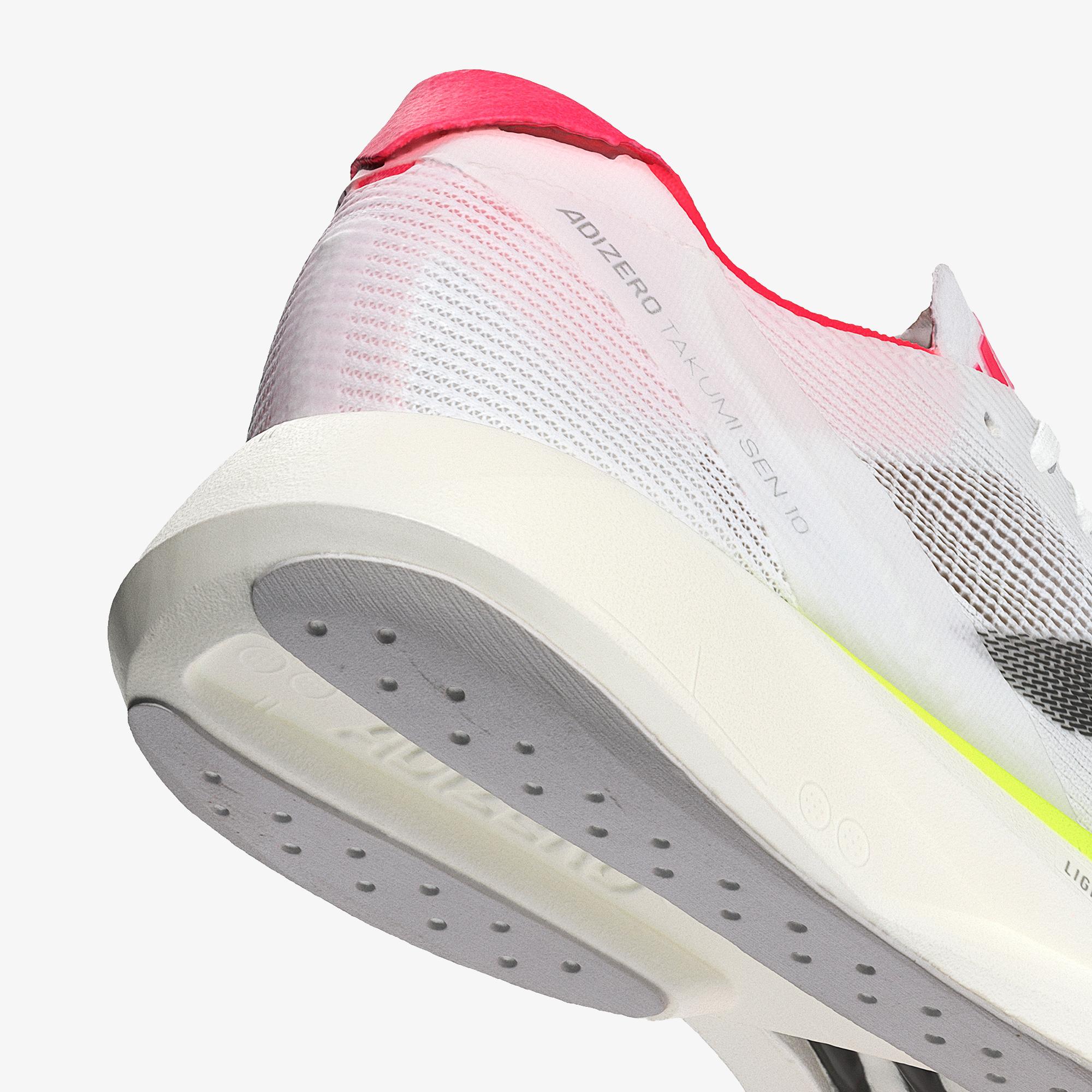 adidas Adizero Takumi Sen 10 Kadın Beyaz Koşu Ayakkabısı