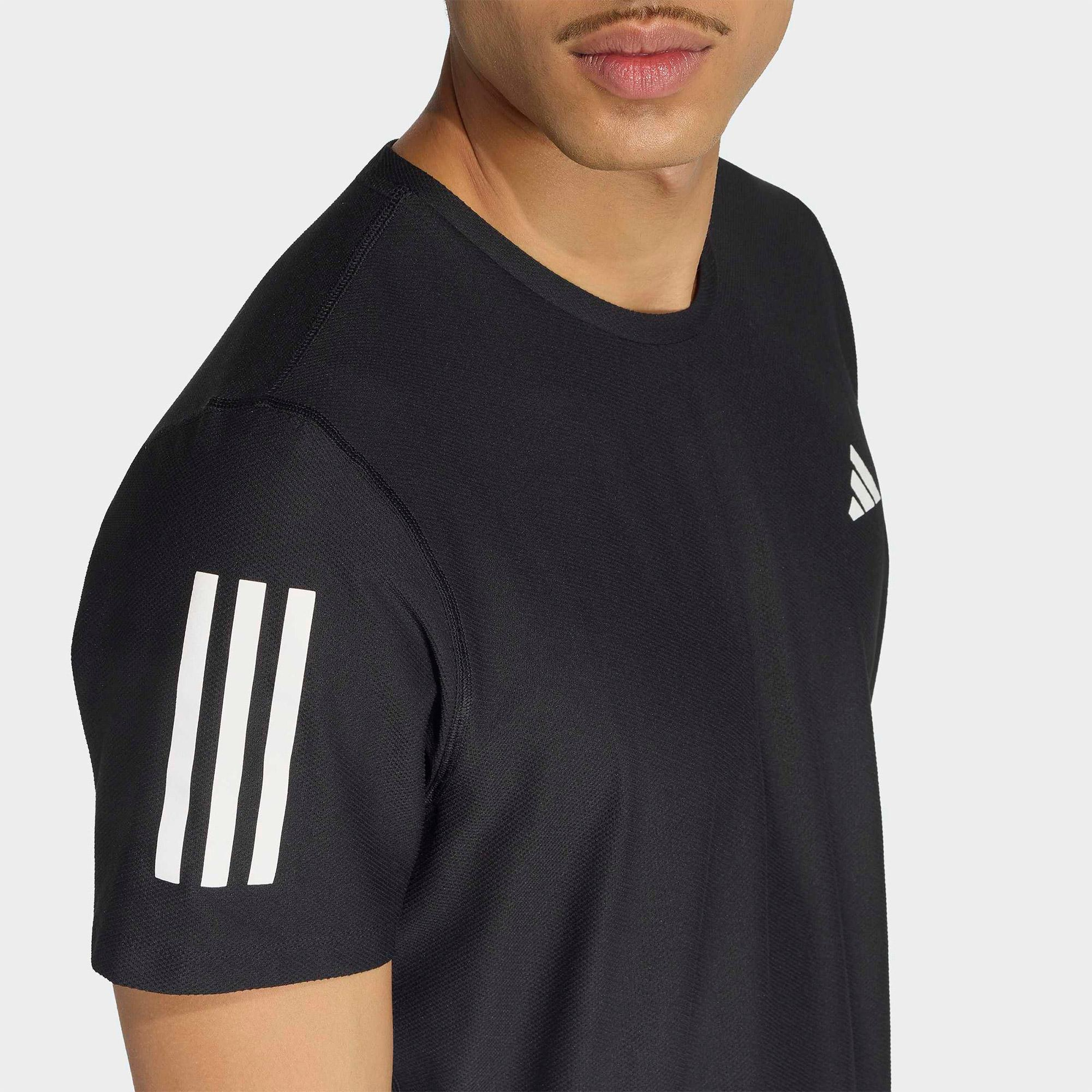 adidas Own The Run Erkek Siyah Koşu T-Shirt