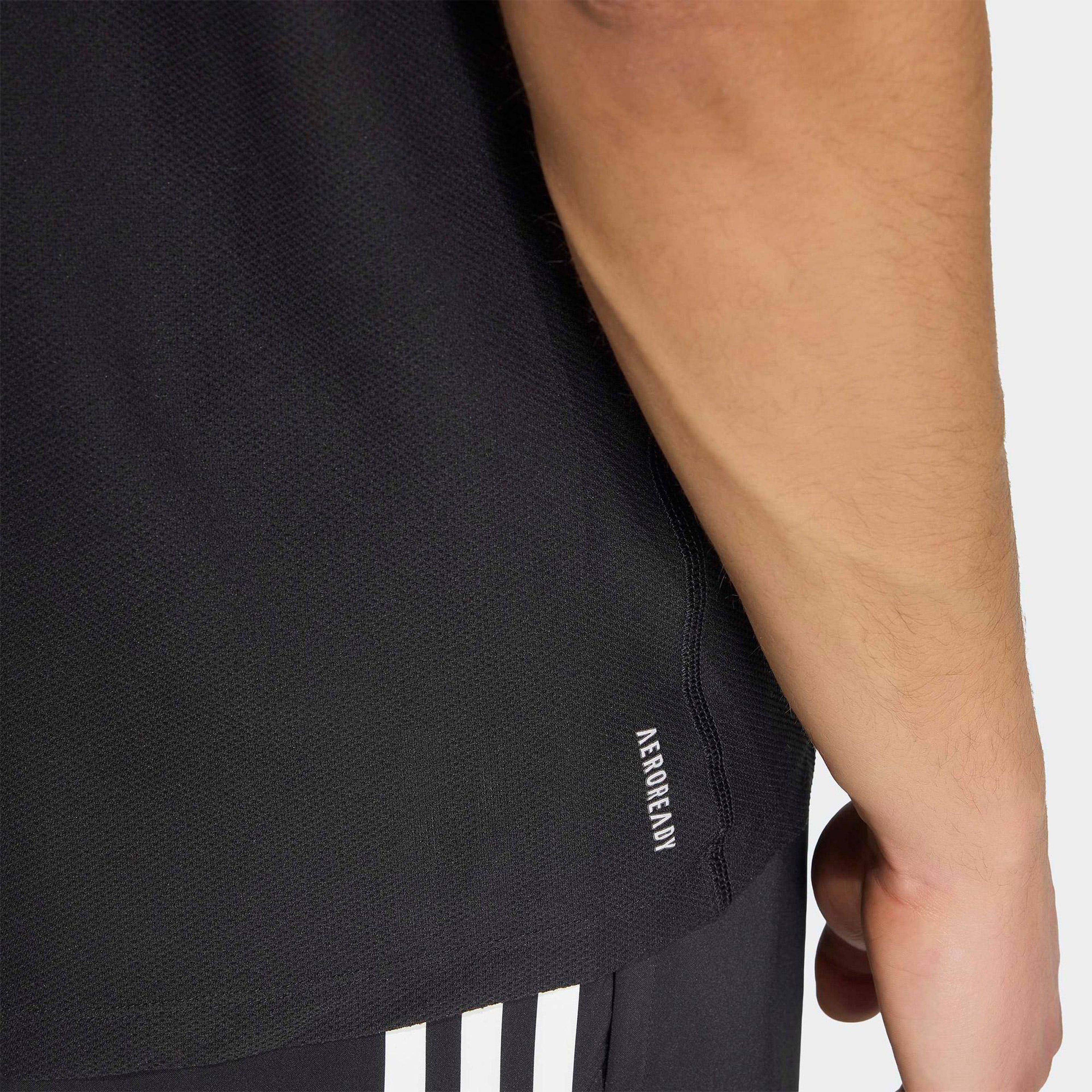 adidas Own The Run Erkek Siyah Koşu T-Shirt