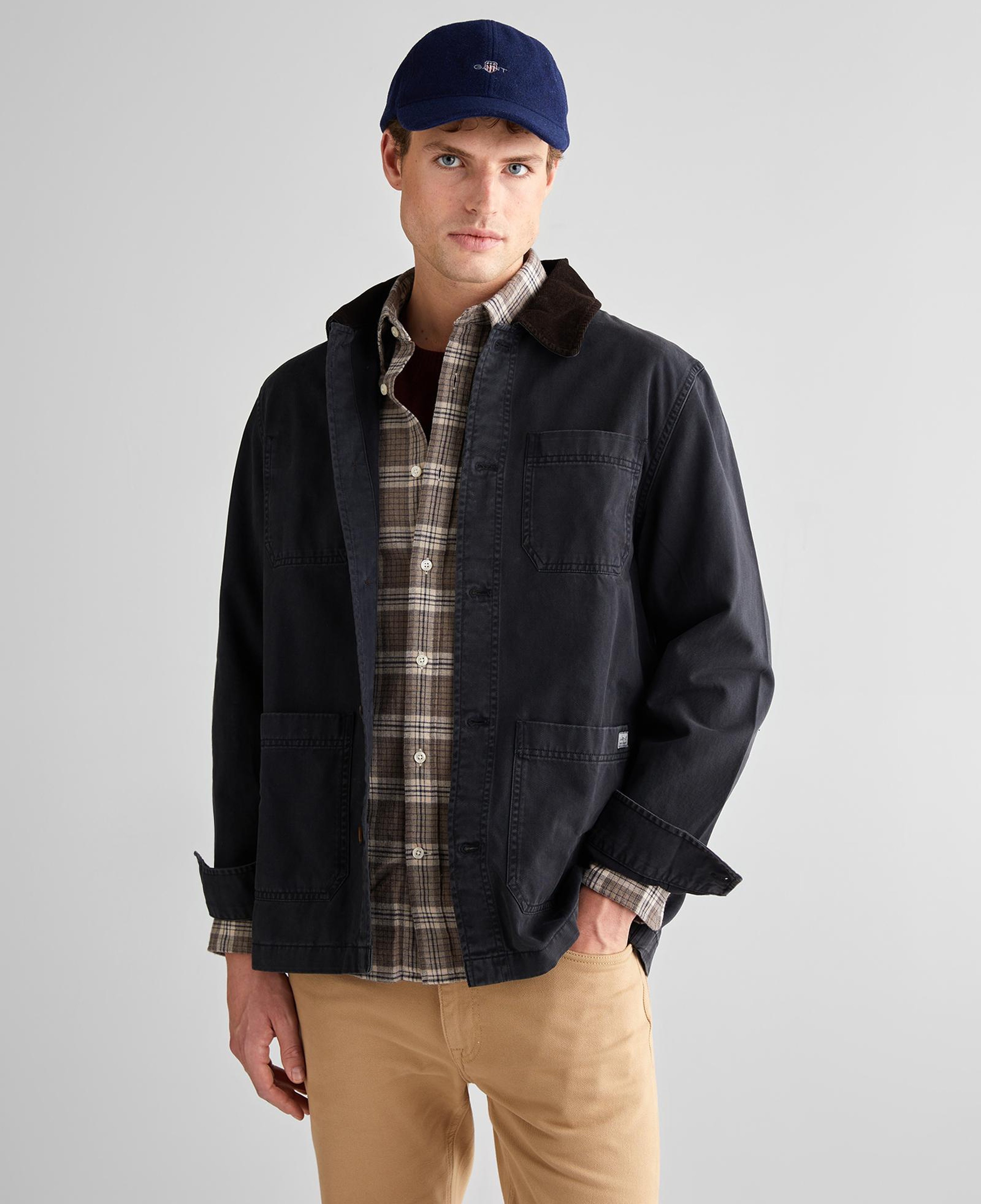 GANT Erkek Siyah Regular Fit Gömlek