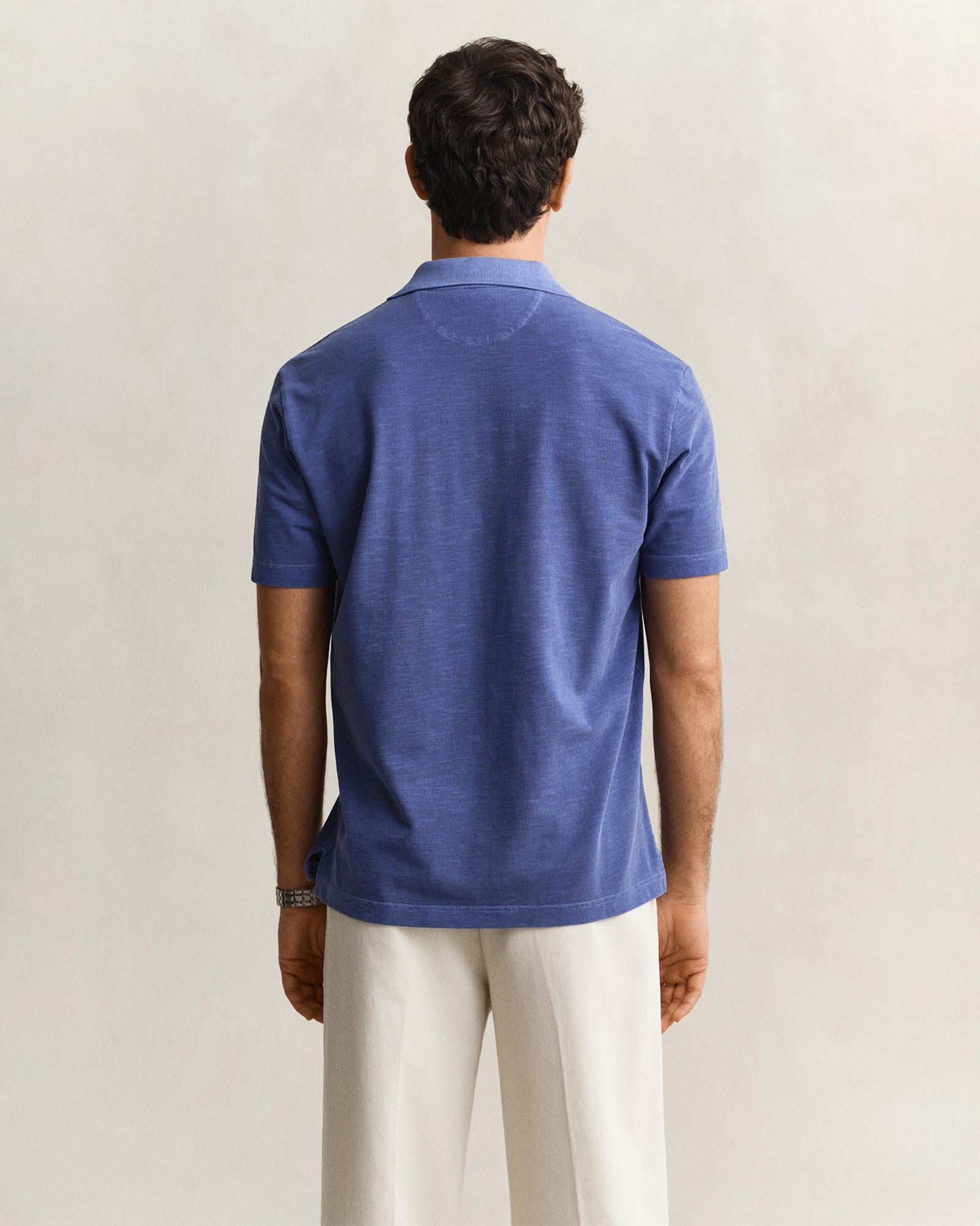 GANT Erkek Mavi Regular Fit Polo Yaka T-Shirt