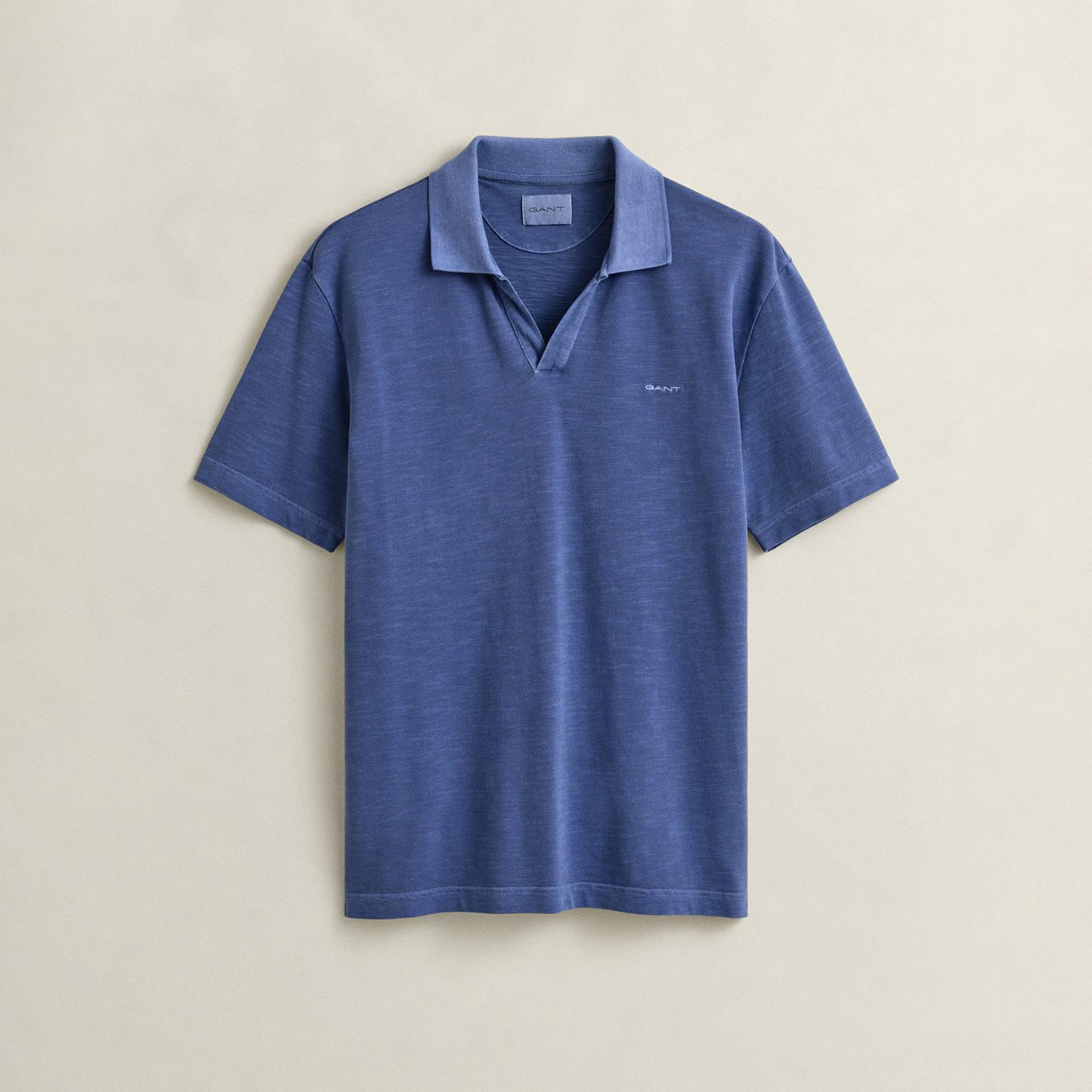 GANT Erkek Mavi Regular Fit Polo Yaka T-Shirt