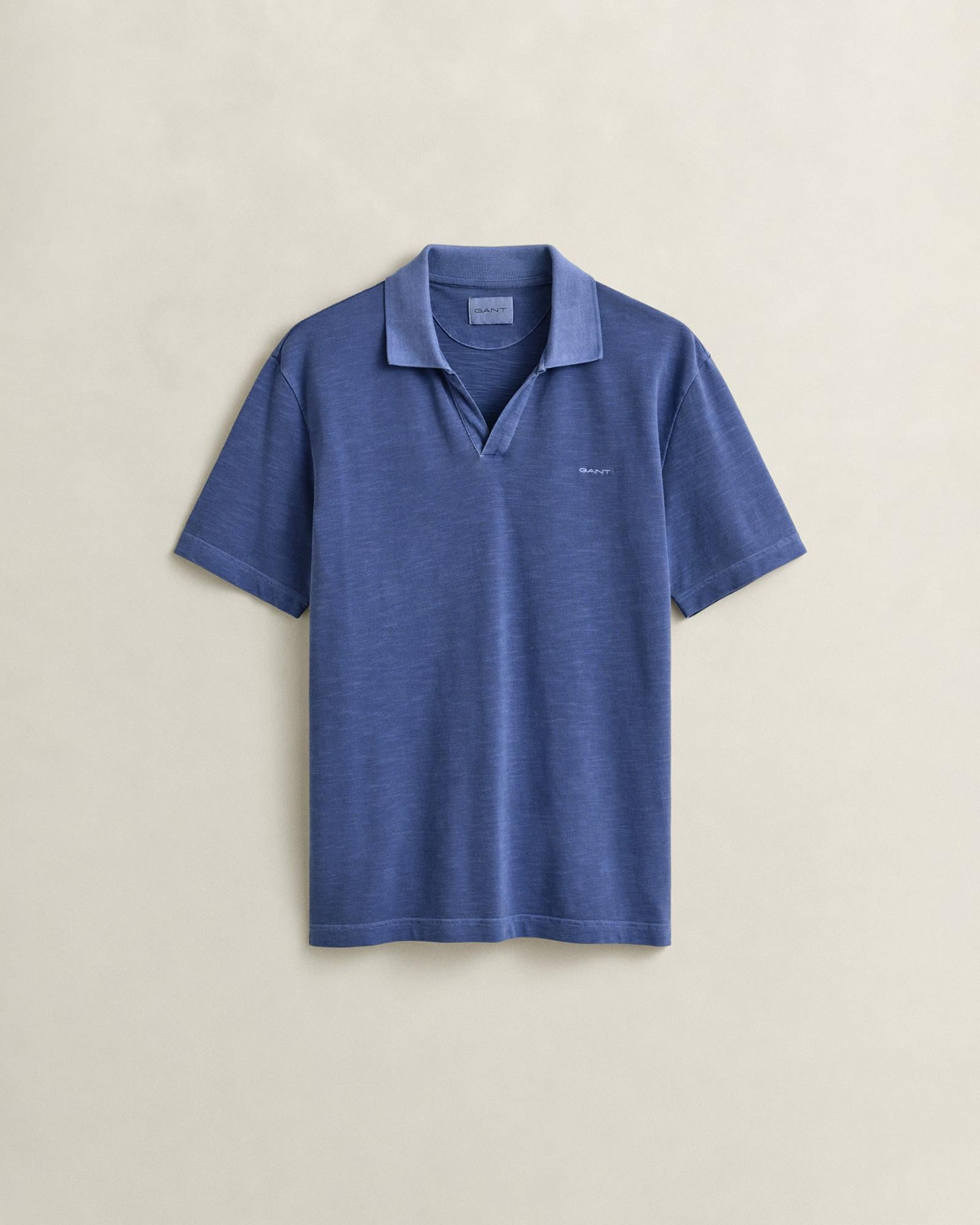 GANT Erkek Mavi Regular Fit Polo Yaka T-Shirt