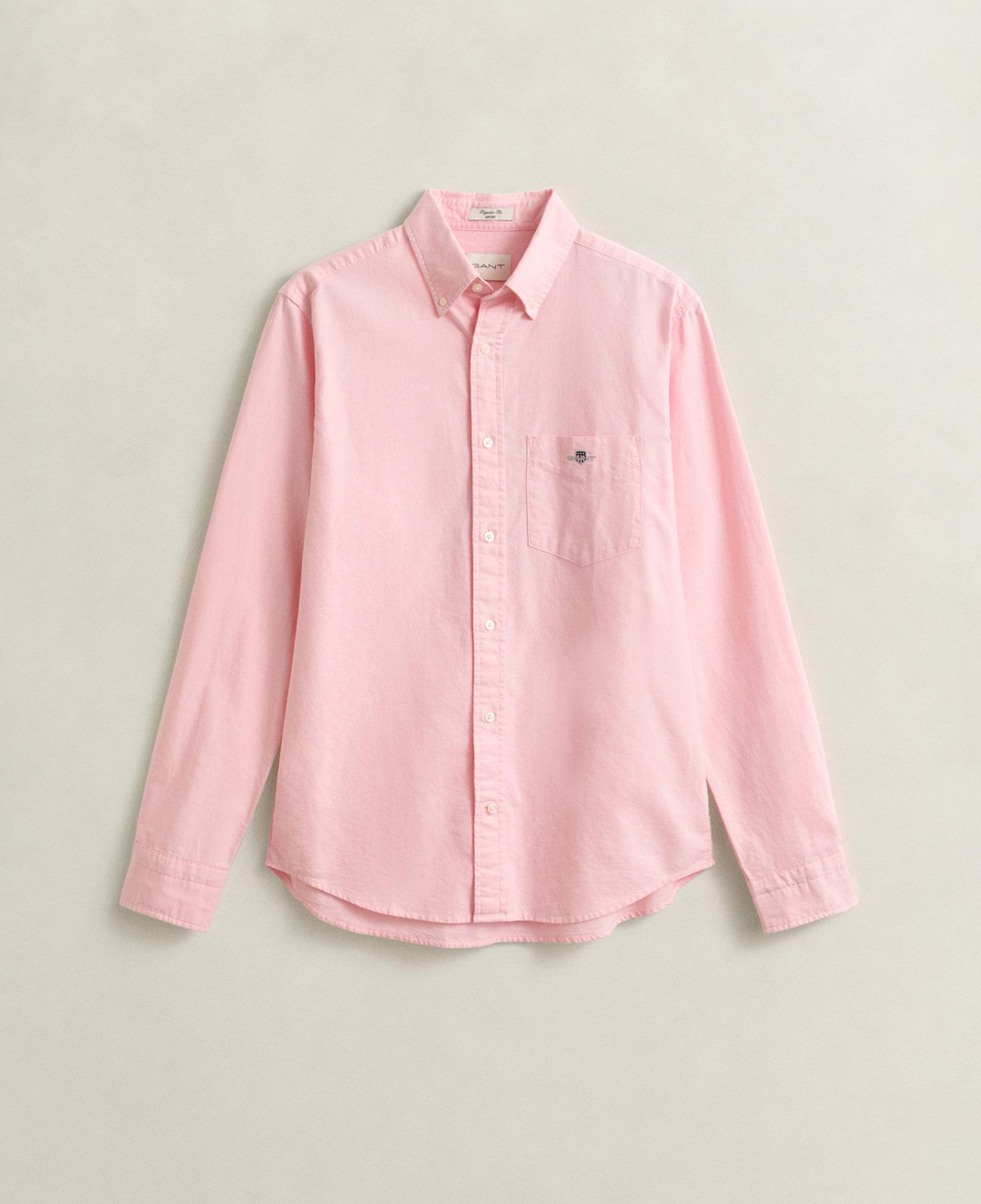 GANT Erkek Pembe Regular Fit Logolu Gömlek