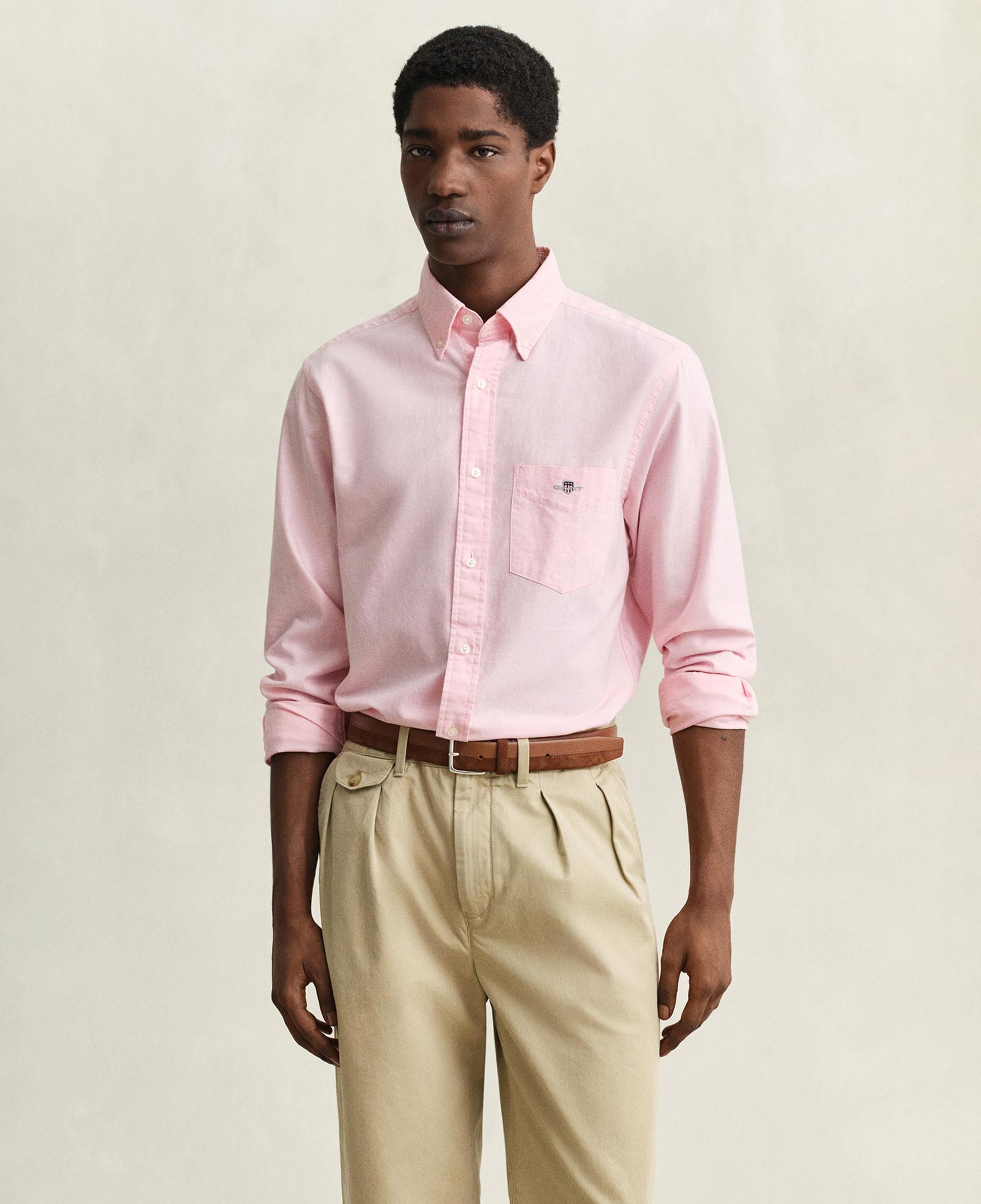 GANT Erkek Pembe Regular Fit Logolu Gömlek