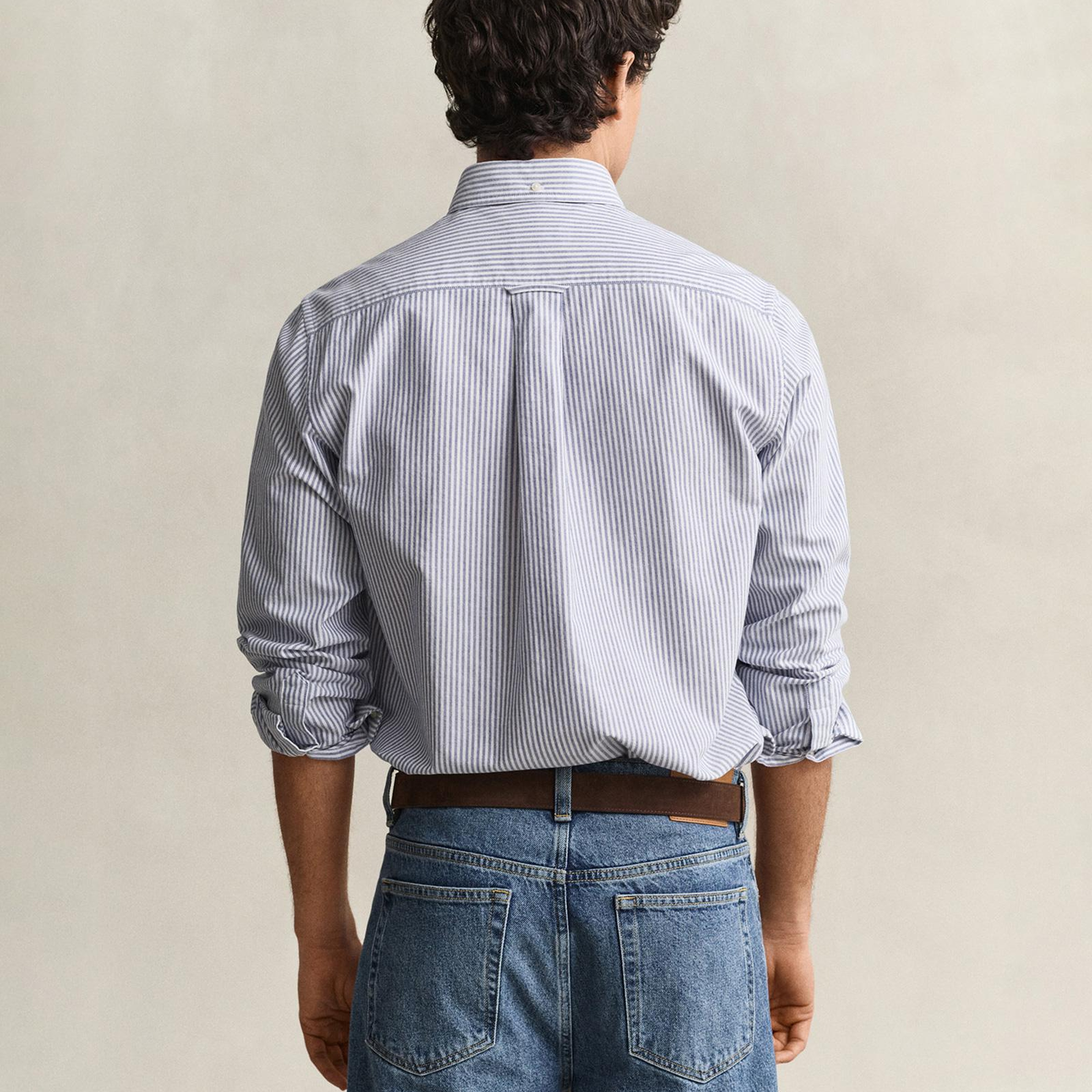 GANT Erkek Mavi Regular Fit Oxford Gömlek