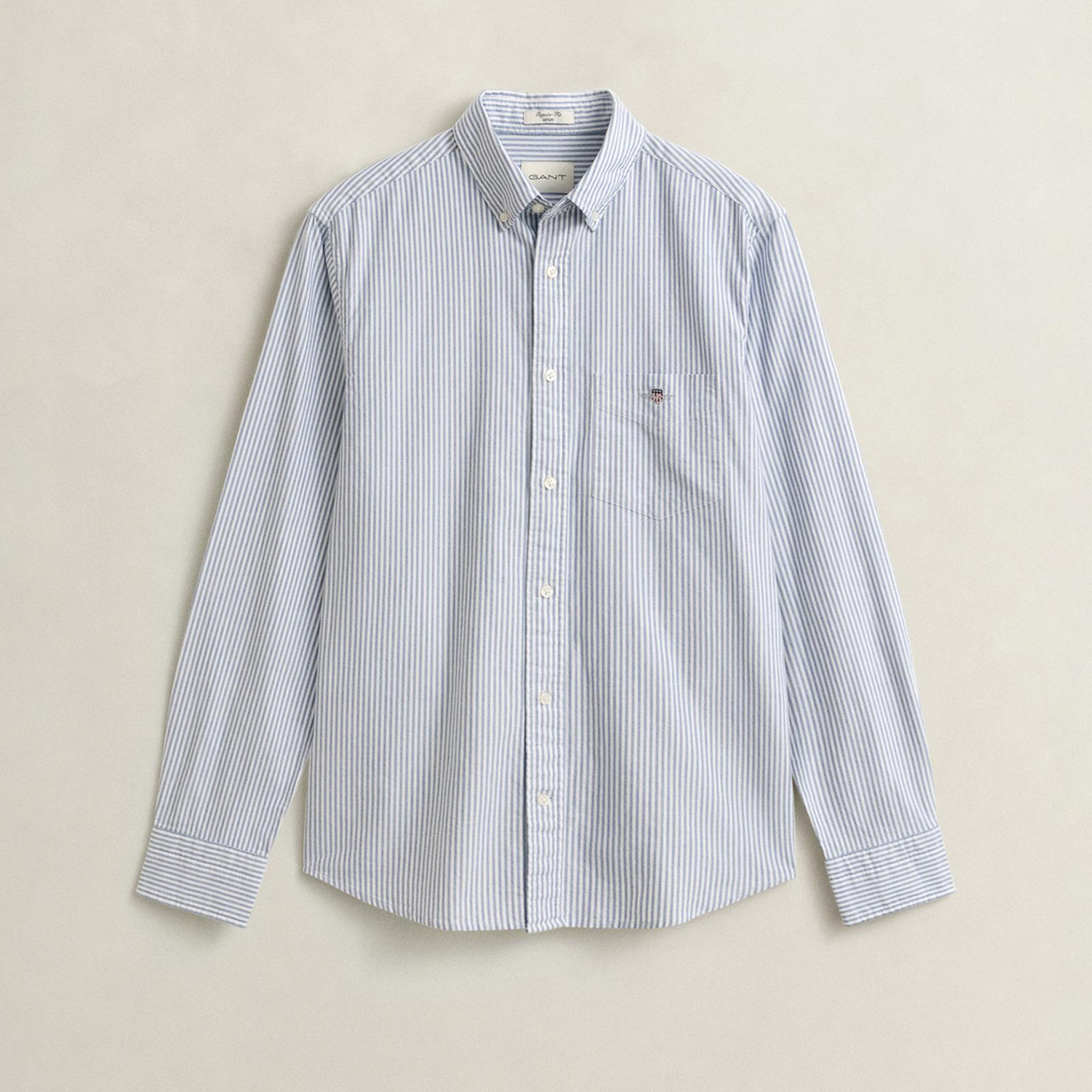 GANT Erkek Mavi Regular Fit Oxford Gömlek