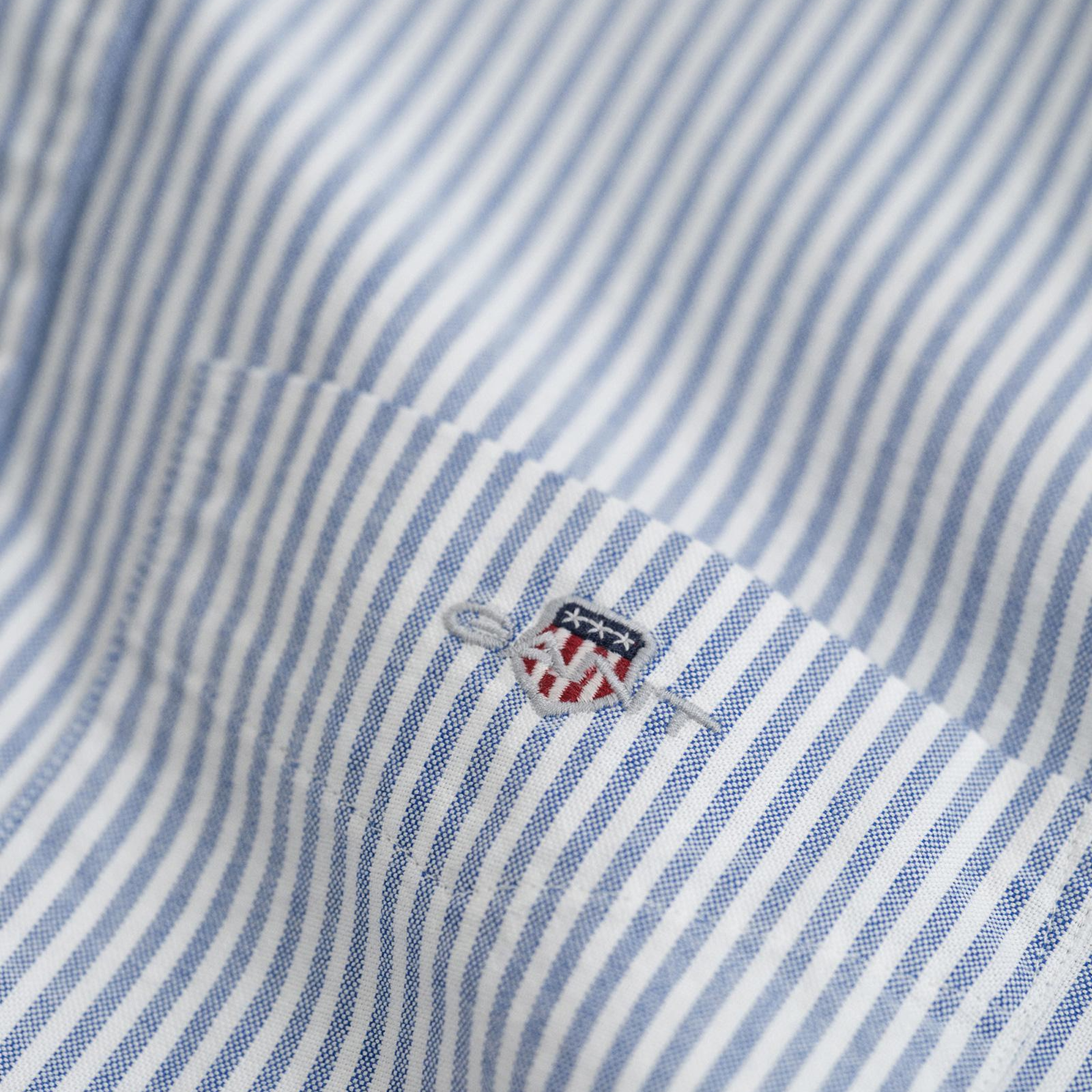 GANT Erkek Mavi Regular Fit Oxford Gömlek