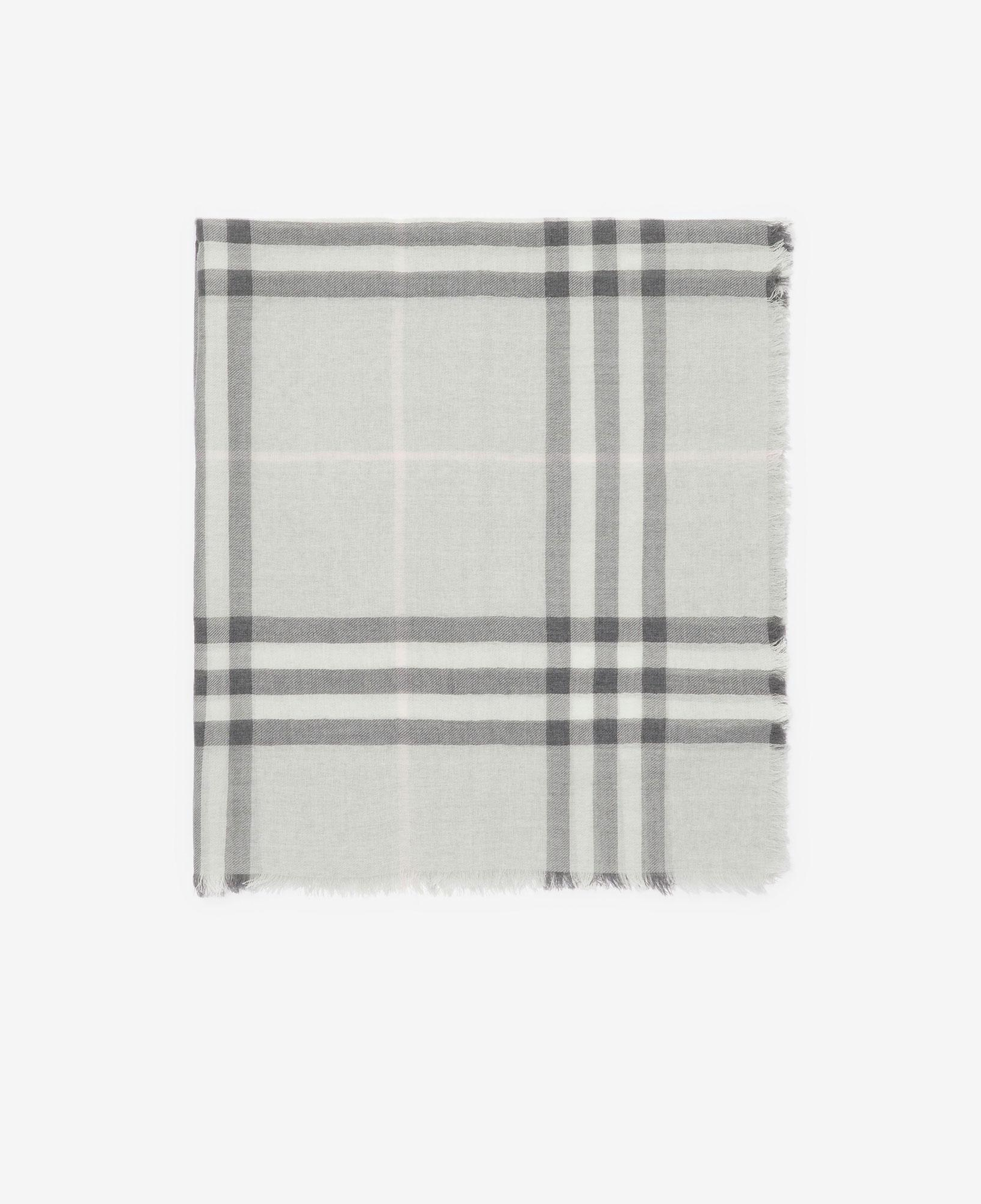 Burberry Giant Wide Check Wool Kadın Gri Atkı