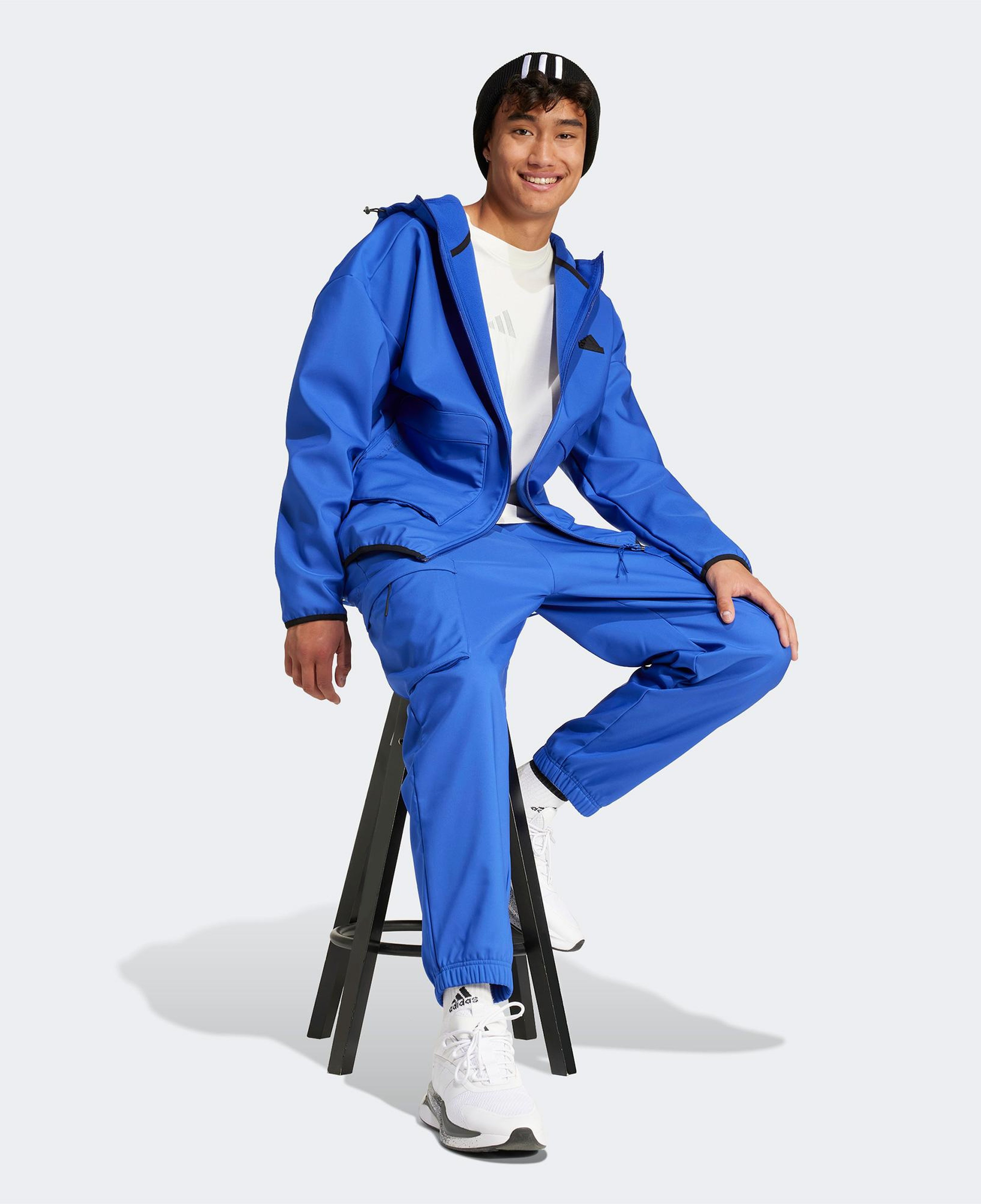 adidas City Escape Premium Erkek Mavi Kargo Pantolon