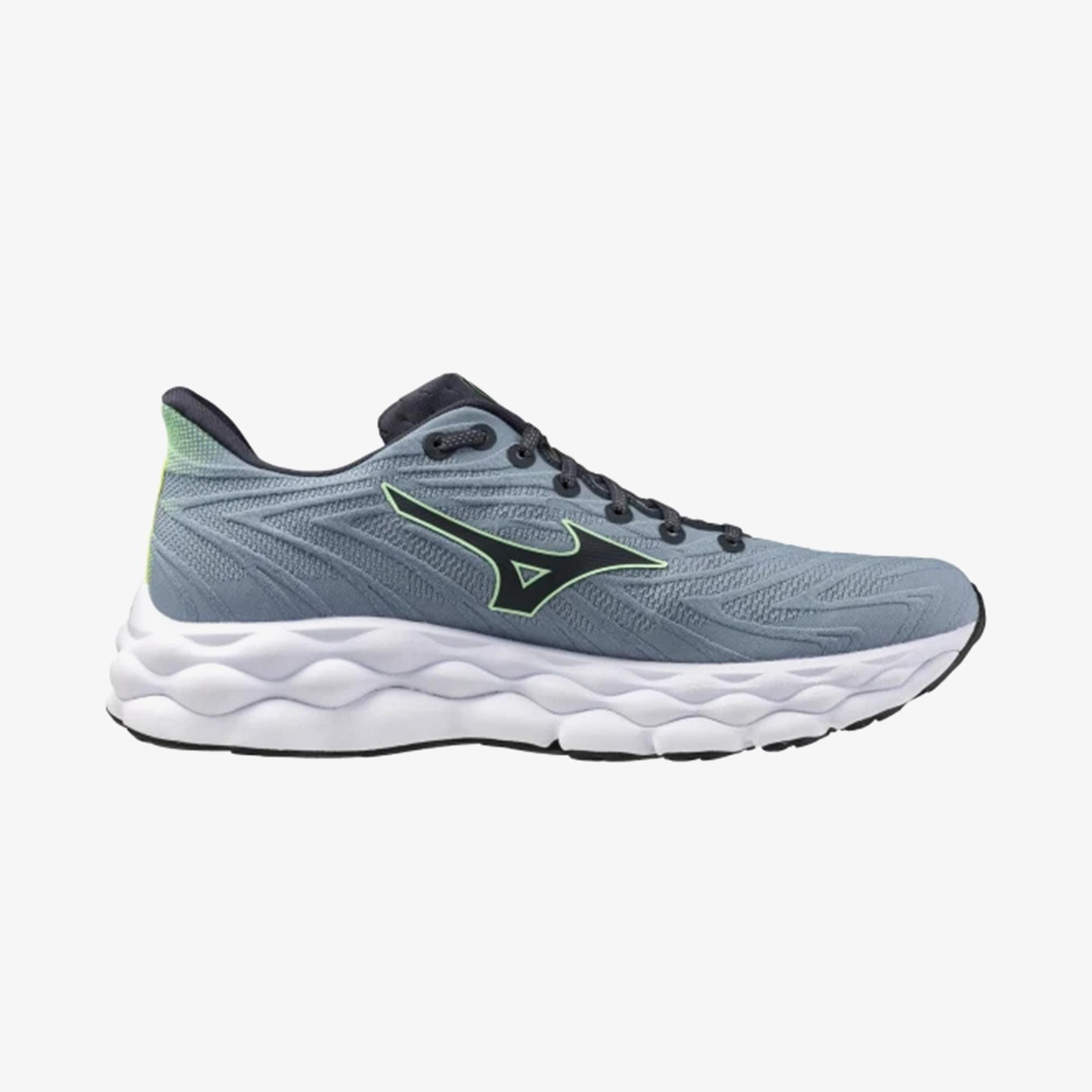 Mizuno Wave Sky 8 Erkek Gri Koşu Ayakkabısı