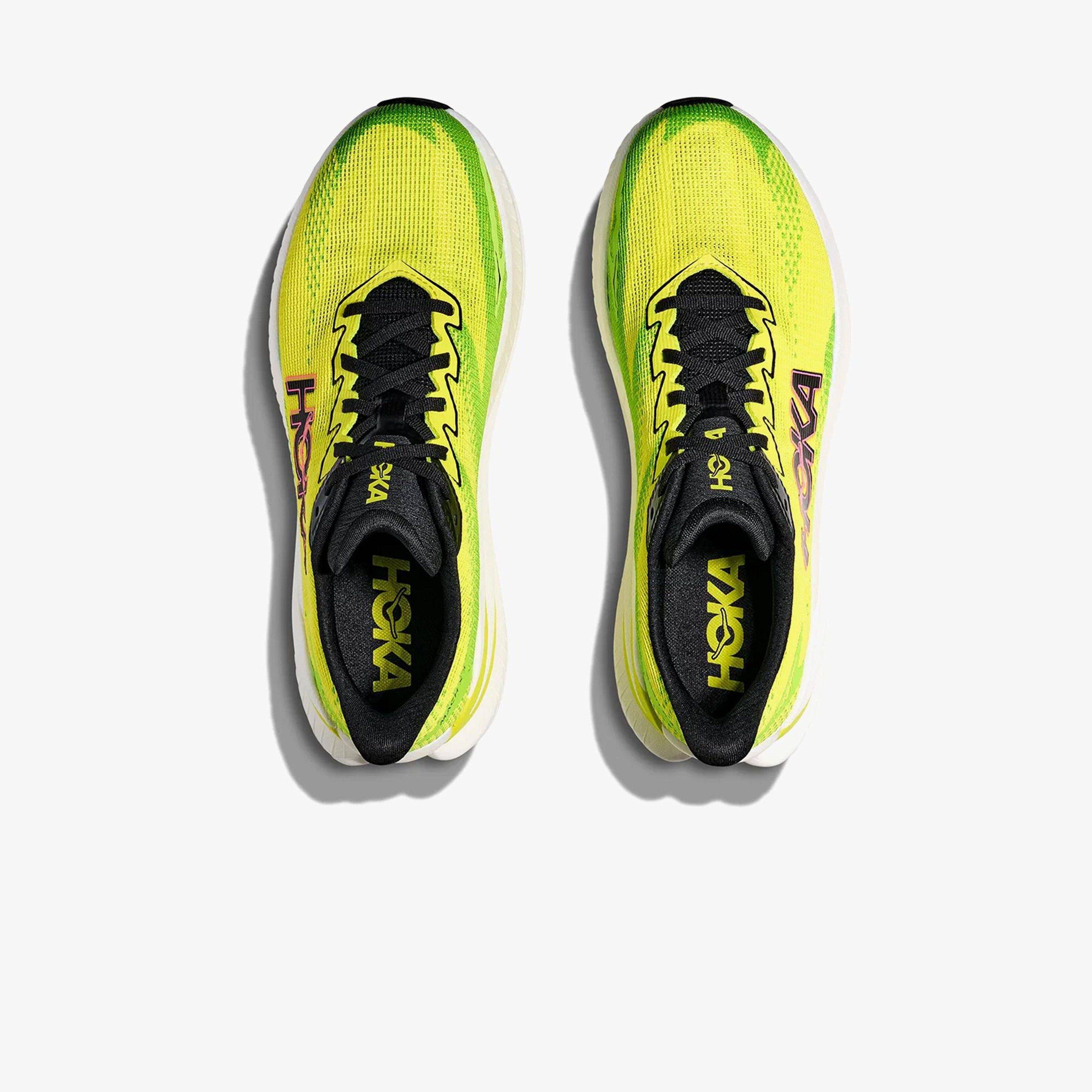 Hoka Mach X 3 Erkek Sarı Yarış Koşusu Ayakkabısı
