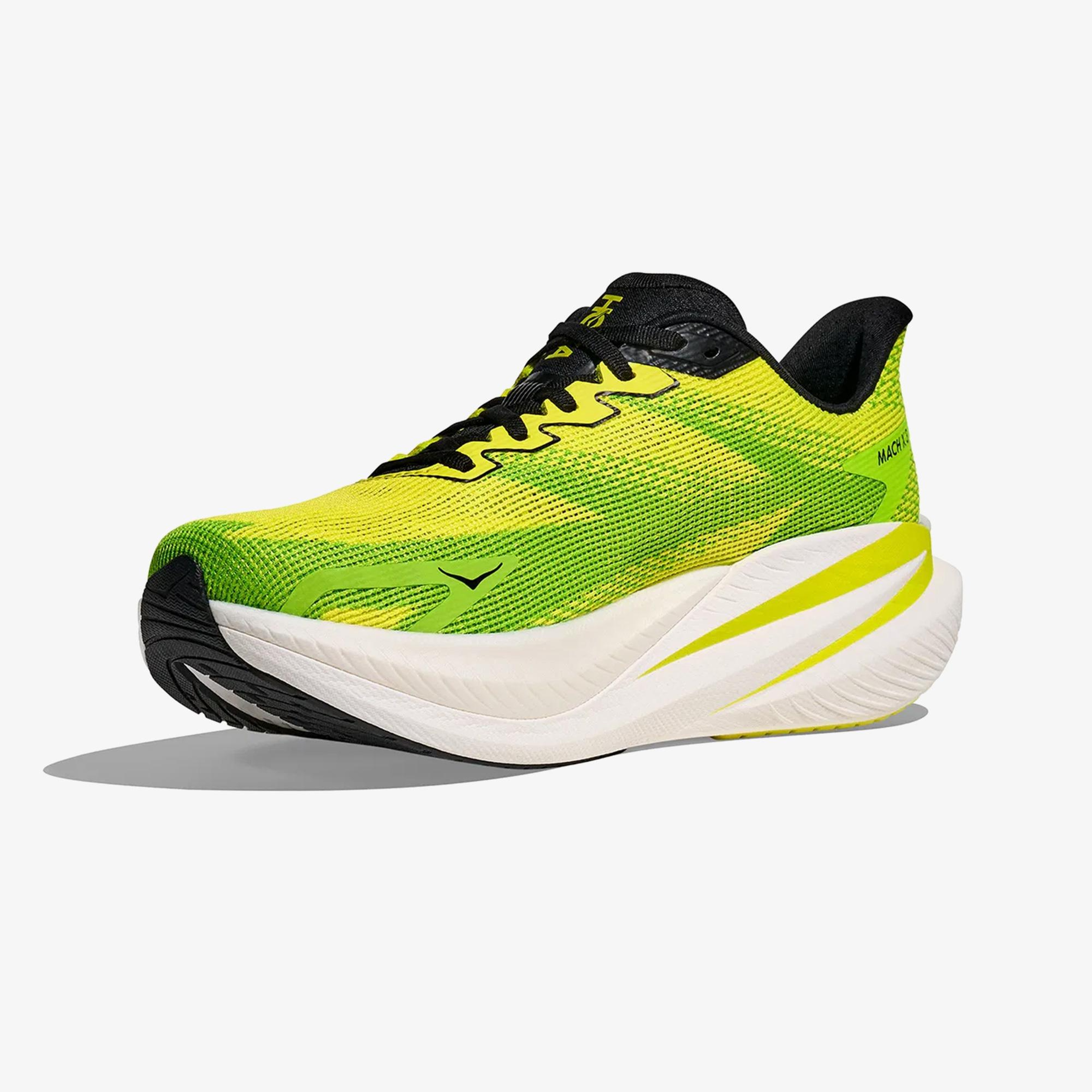 Hoka Mach X 3 Erkek Sarı Yarış Koşusu Ayakkabısı