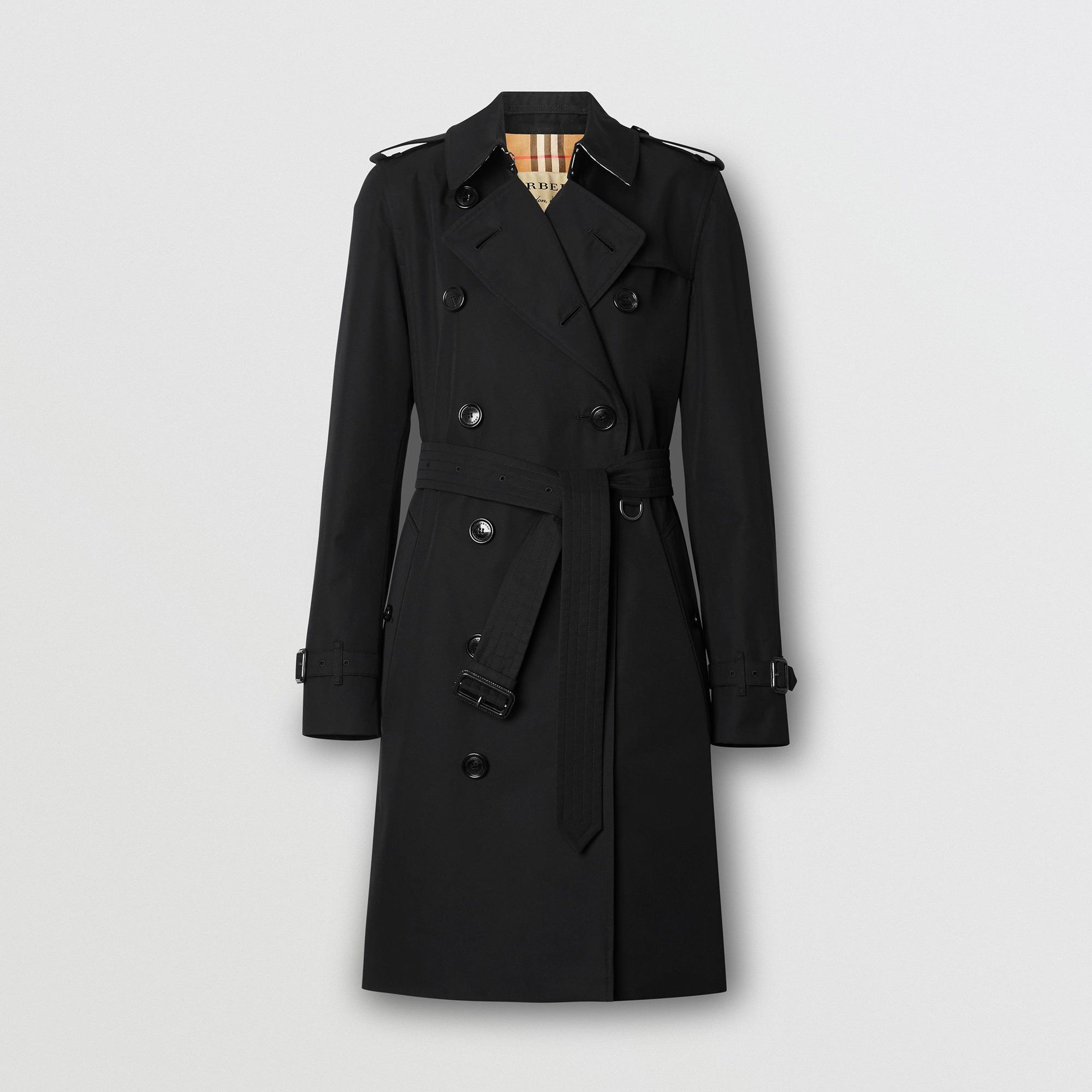 Burberry Kadın Siyah Trençkot