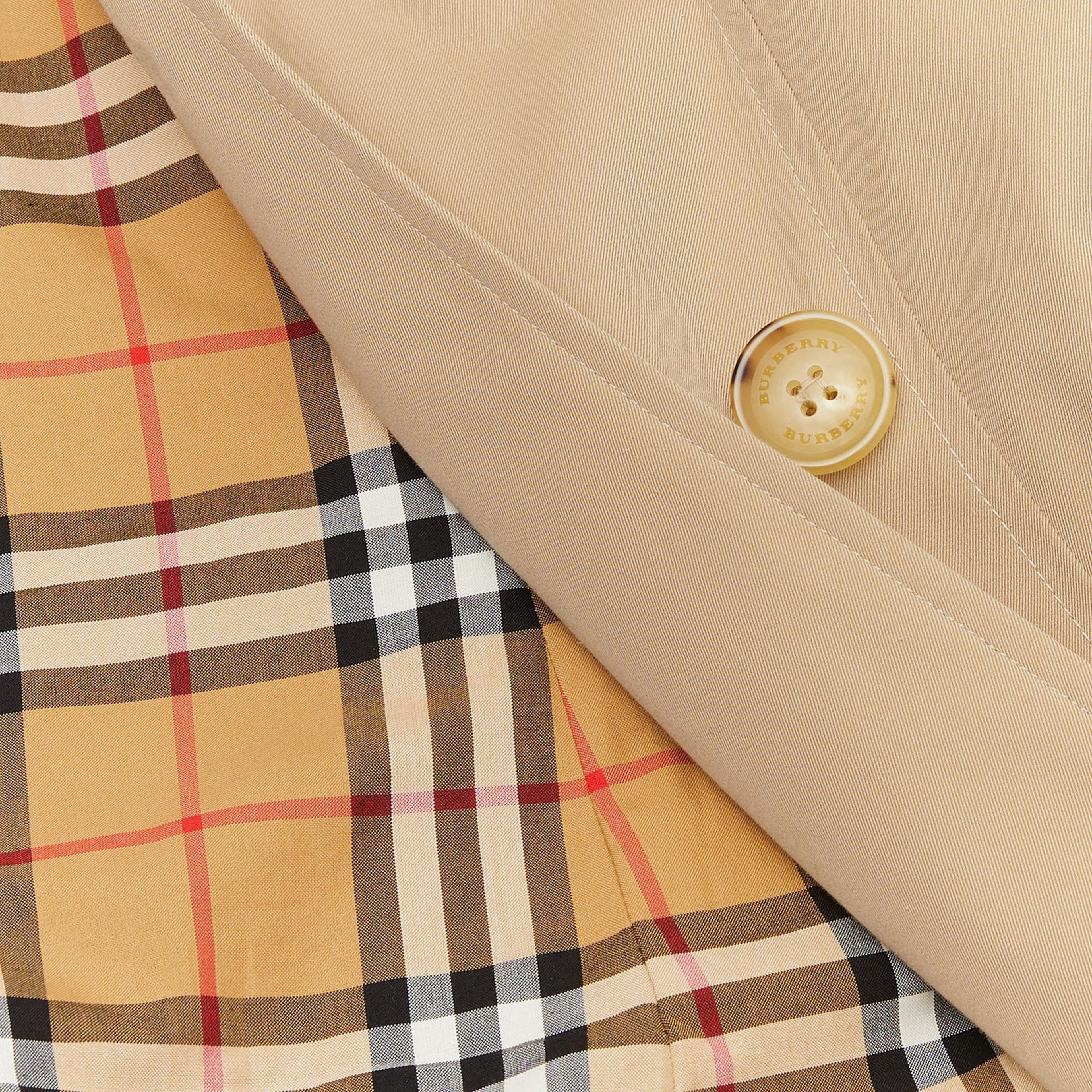 Burberry The Long Chelsea Heritage Kadın Bej Trençkot