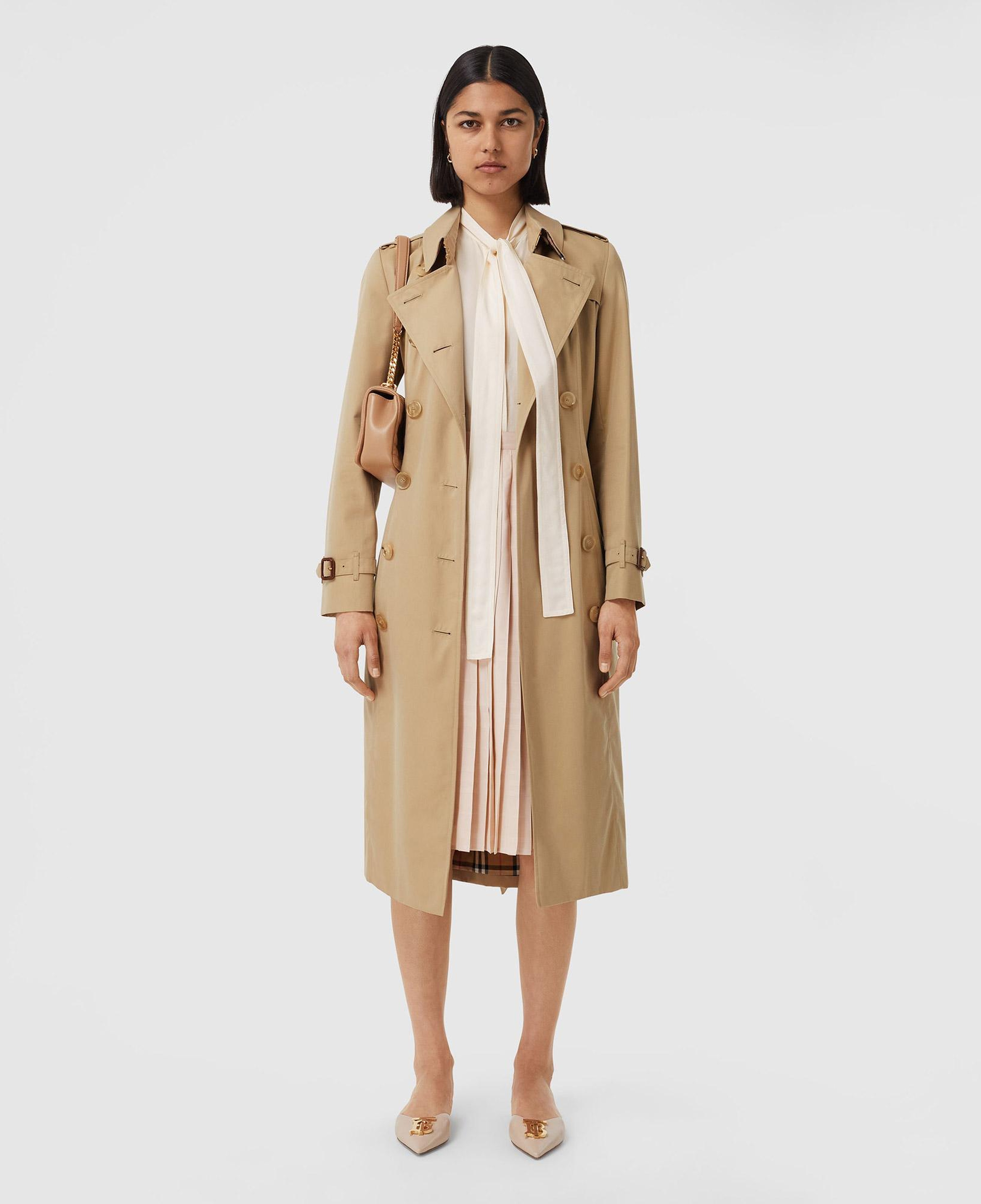 Burberry The Long Chelsea Heritage Kadın Bej Trençkot
