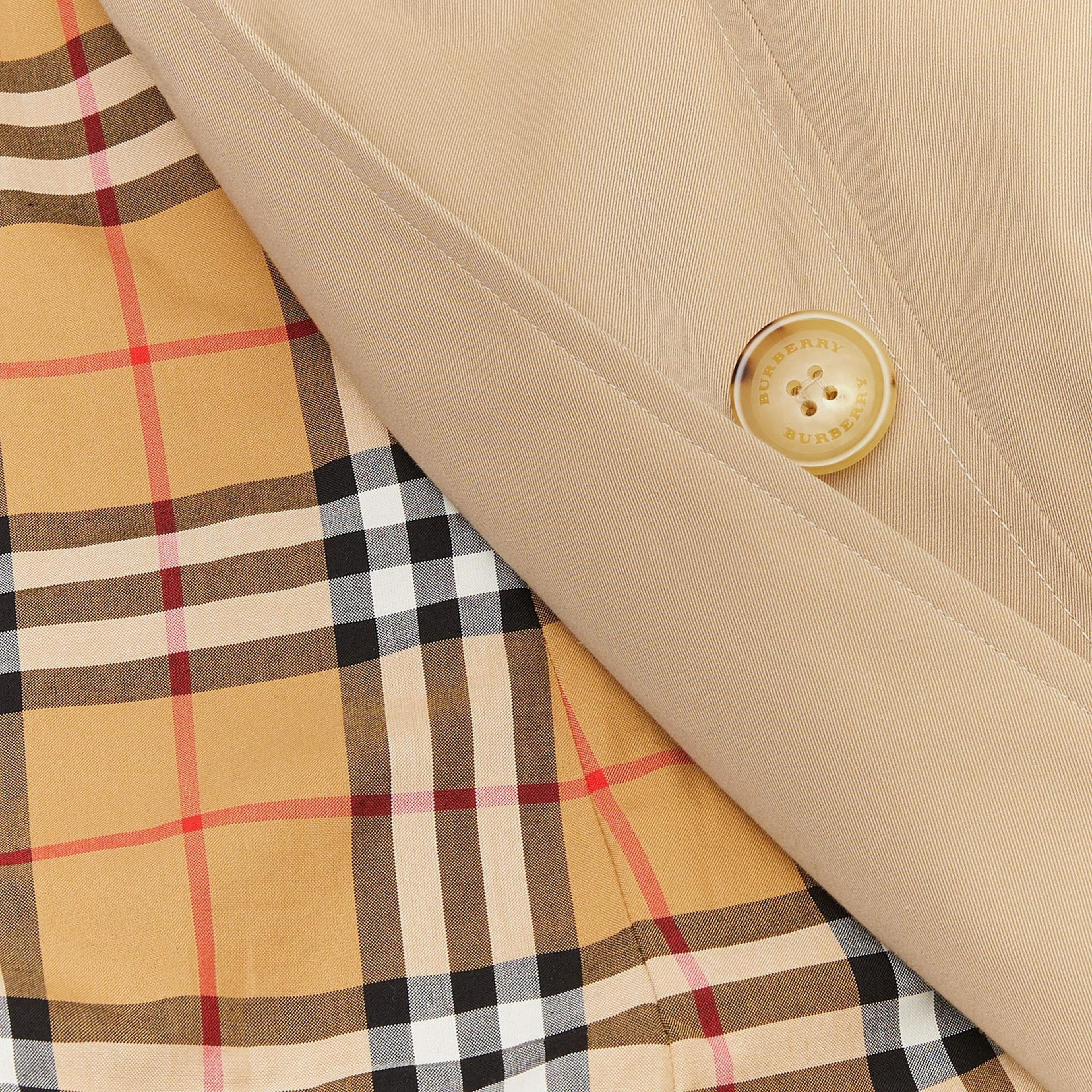 Burberry The Long Chelsea Heritage Kadın Bej Trençkot