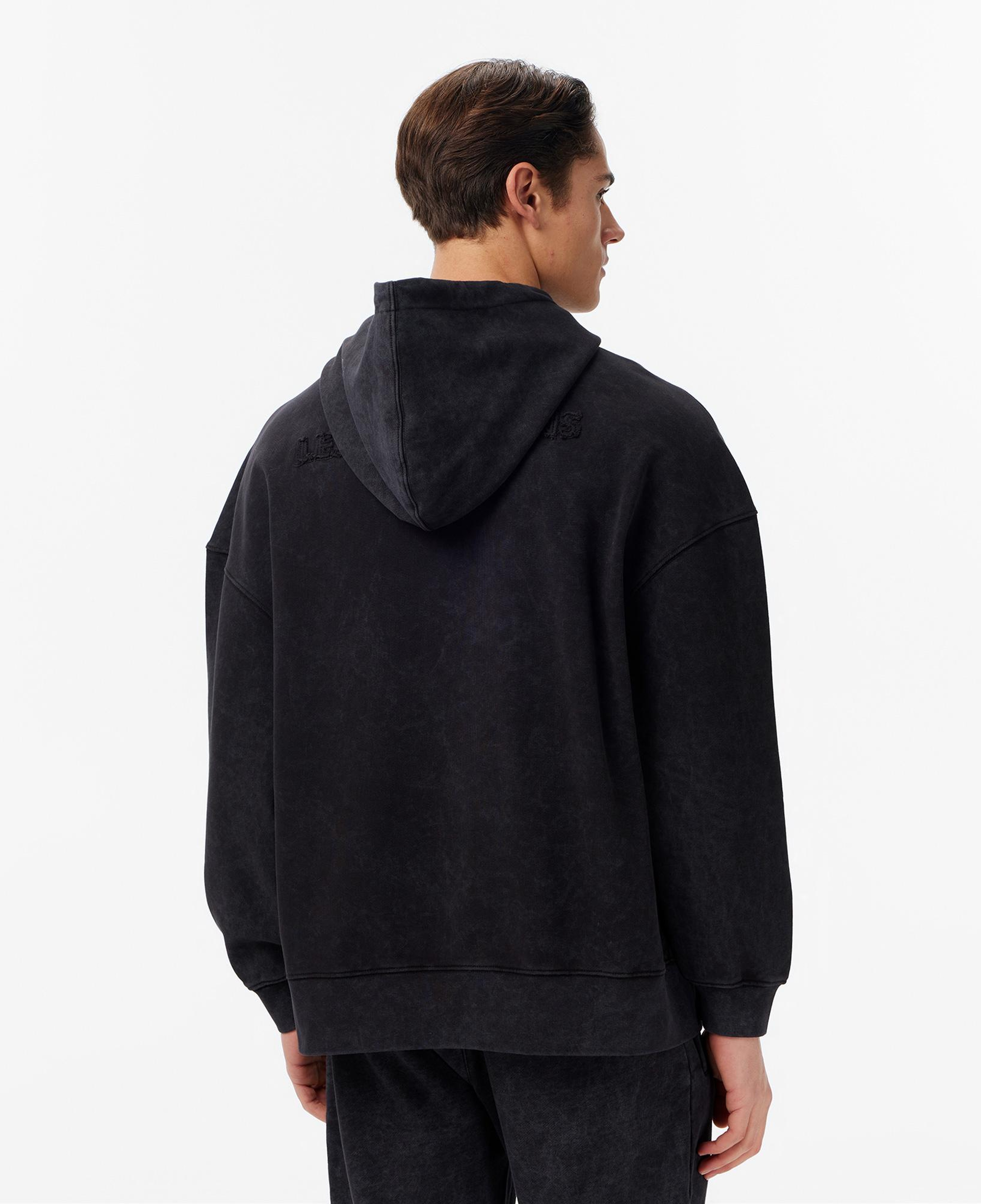 Les Benjamins Oversize Fit Erkek Siyah Hoodie