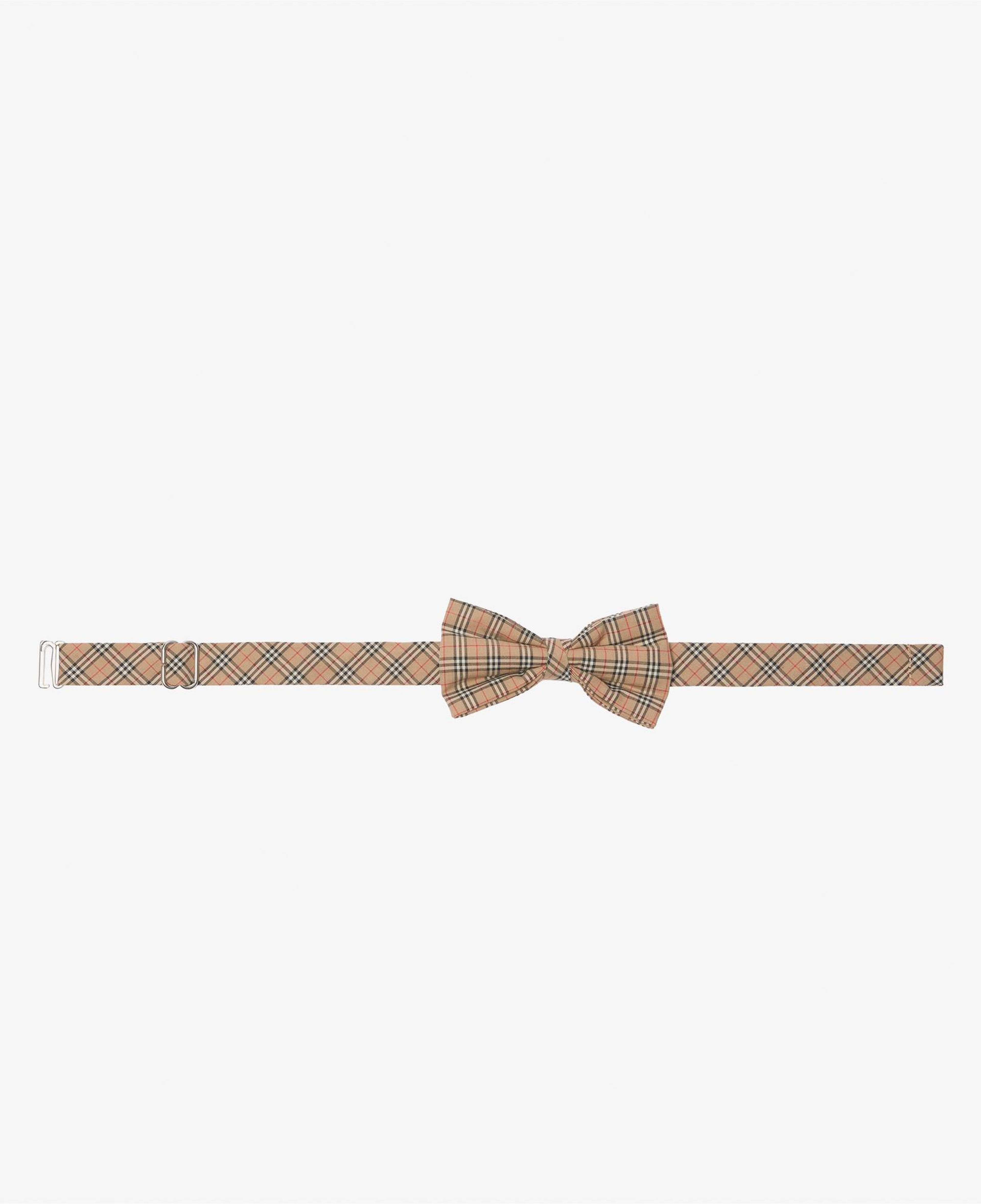 Burberry Check Bowtie Çocuk Bej Papyon