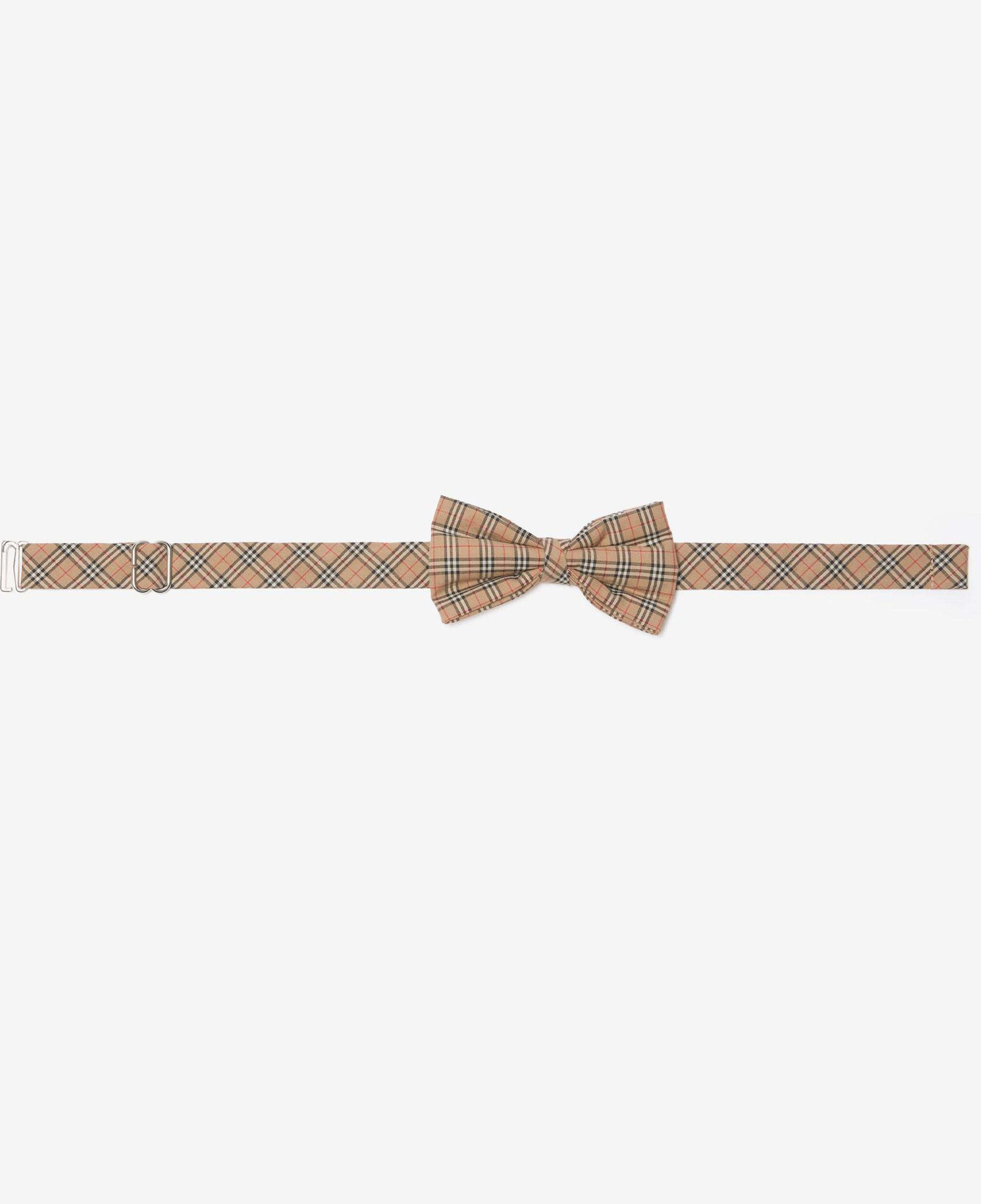 Burberry Check Bowtie Çocuk Bej Papyon