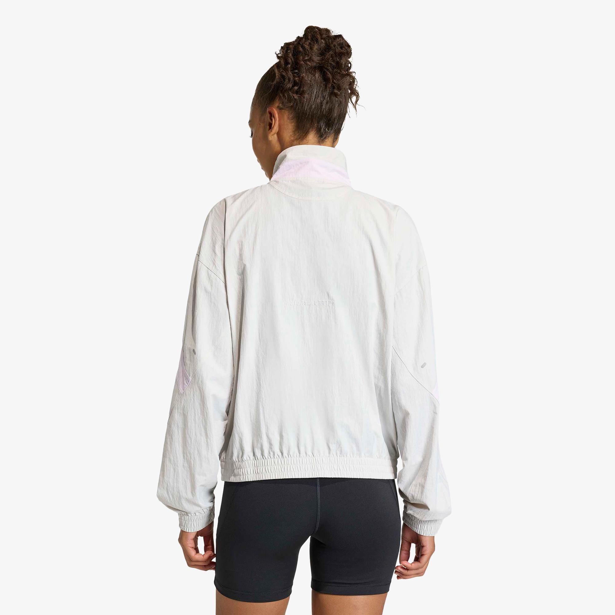 adidas Adi365 Cheering Kadın Gri Koşu Ceketi