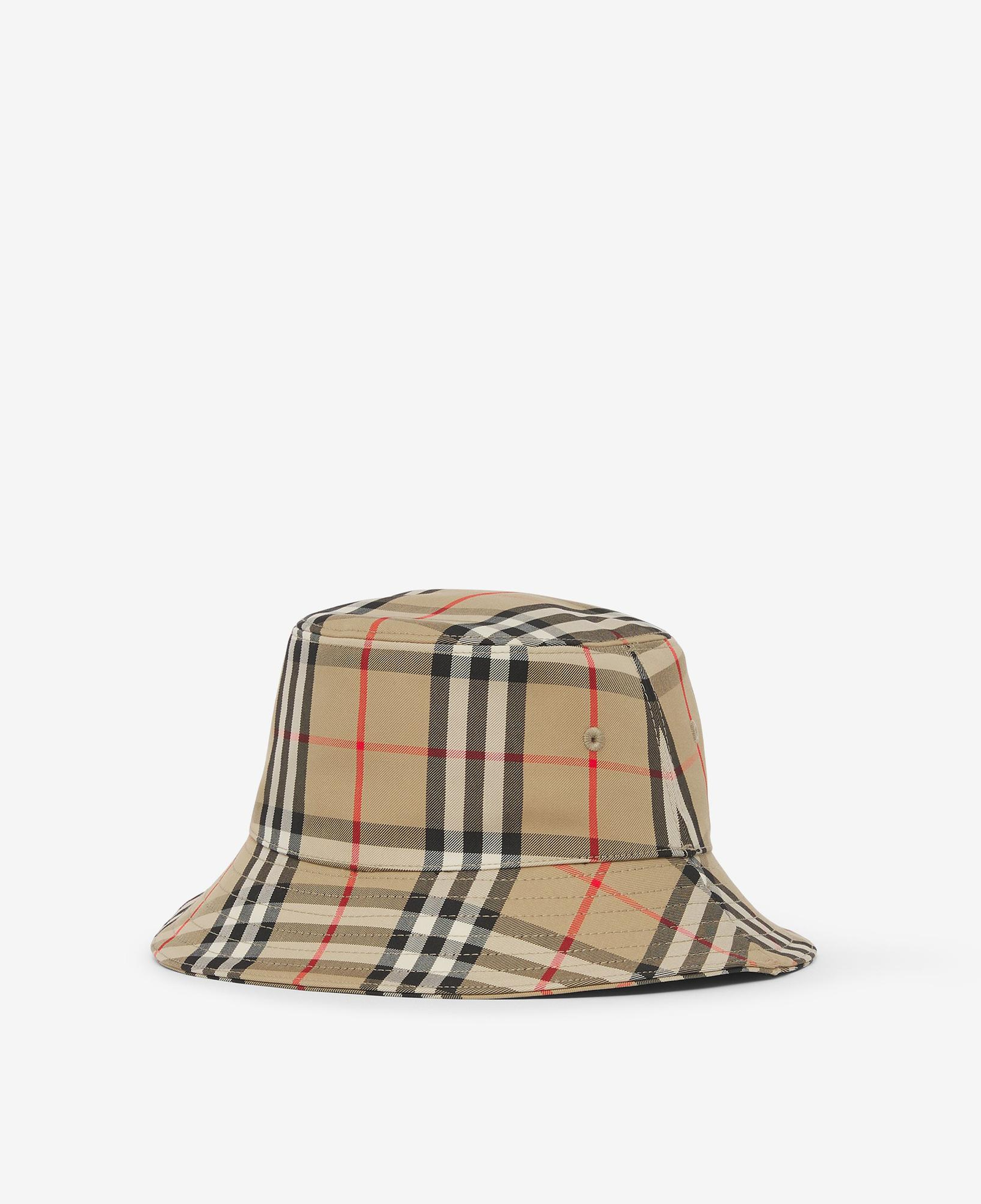 Burberry Gabriel Vintage Technical Cotton Bucket Çocuk Bej Şapka
