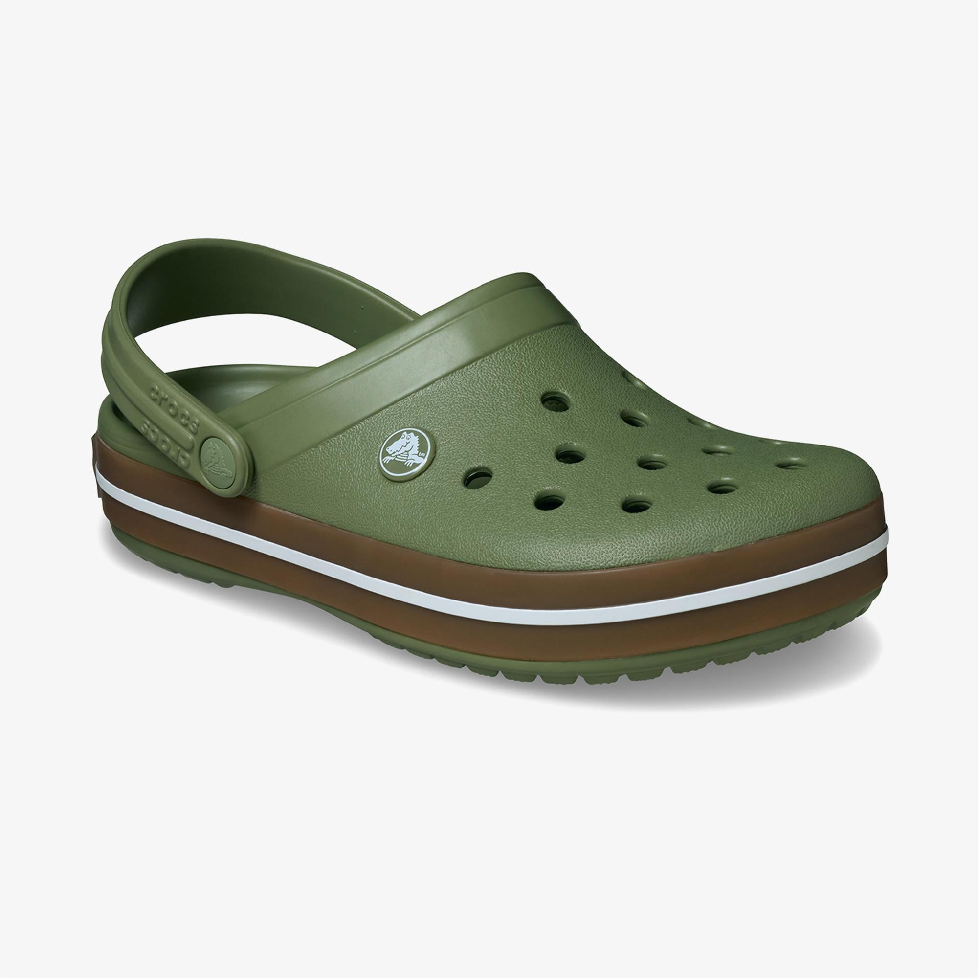 Crocs Crocband Gum Clog Unisex Haki Terlik