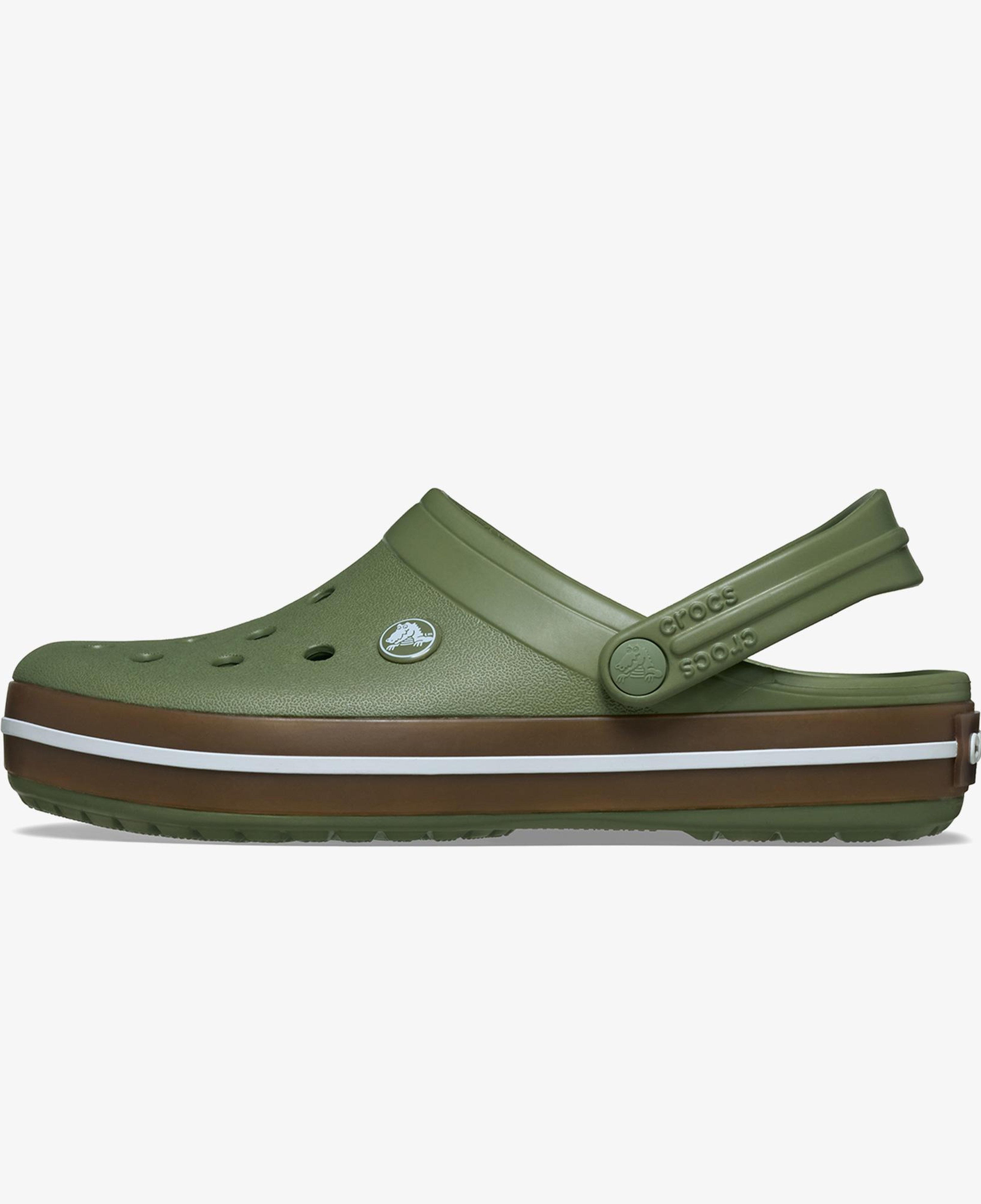 Crocs Crocband Gum Clog Unisex Haki Terlik