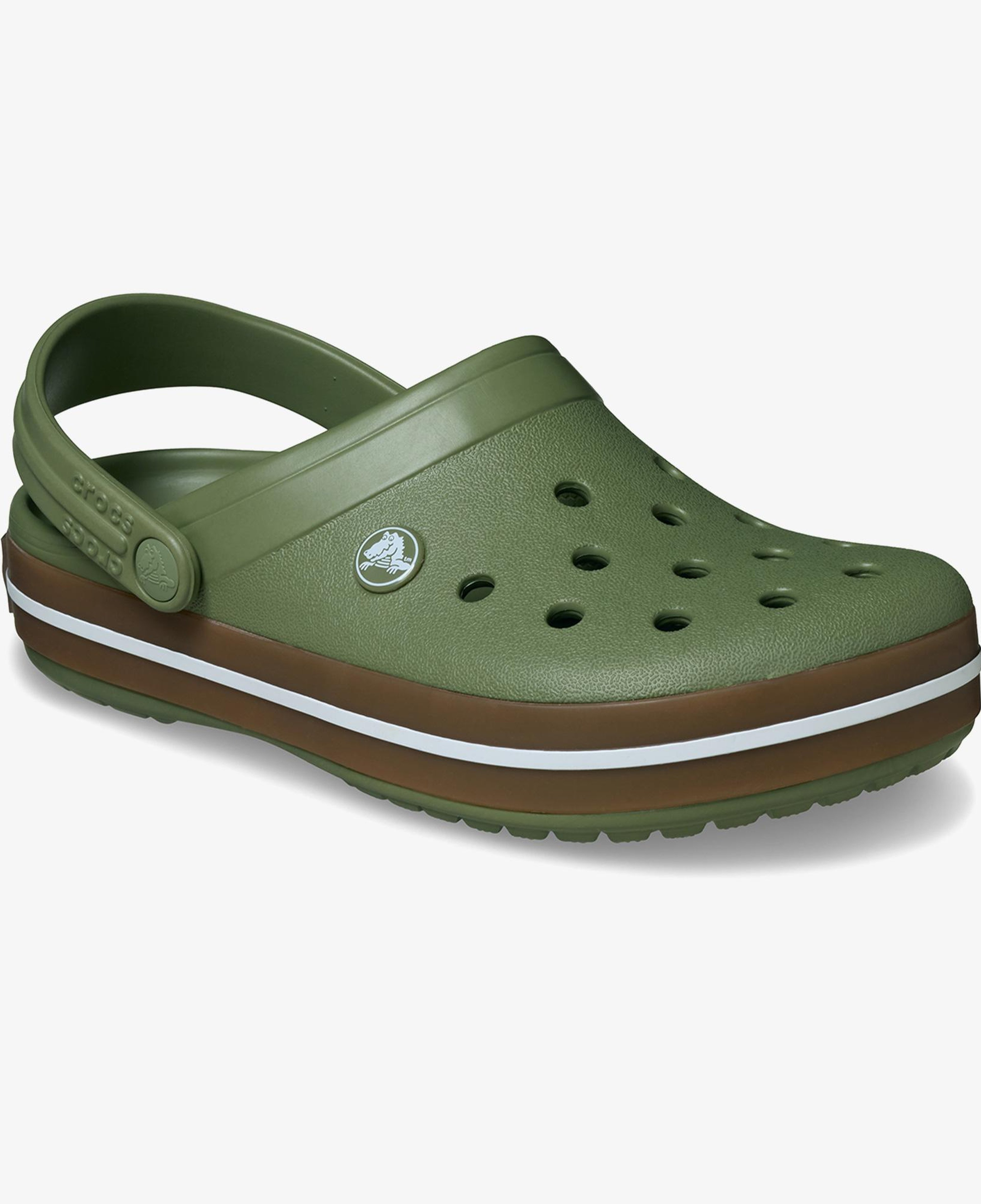 Crocs Crocband Gum Clog Unisex Haki Terlik