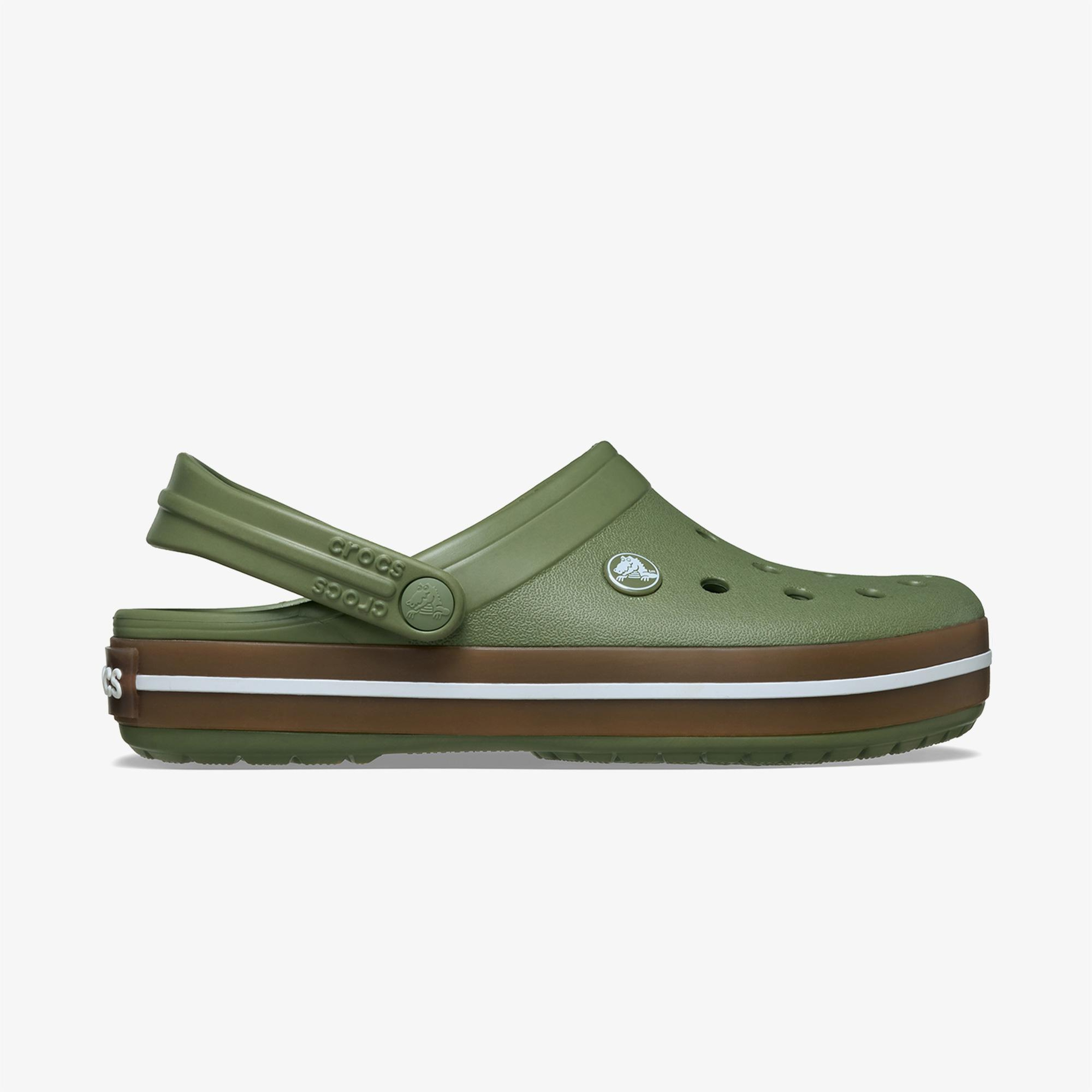 Crocs Crocband Gum Clog Unisex Haki Terlik