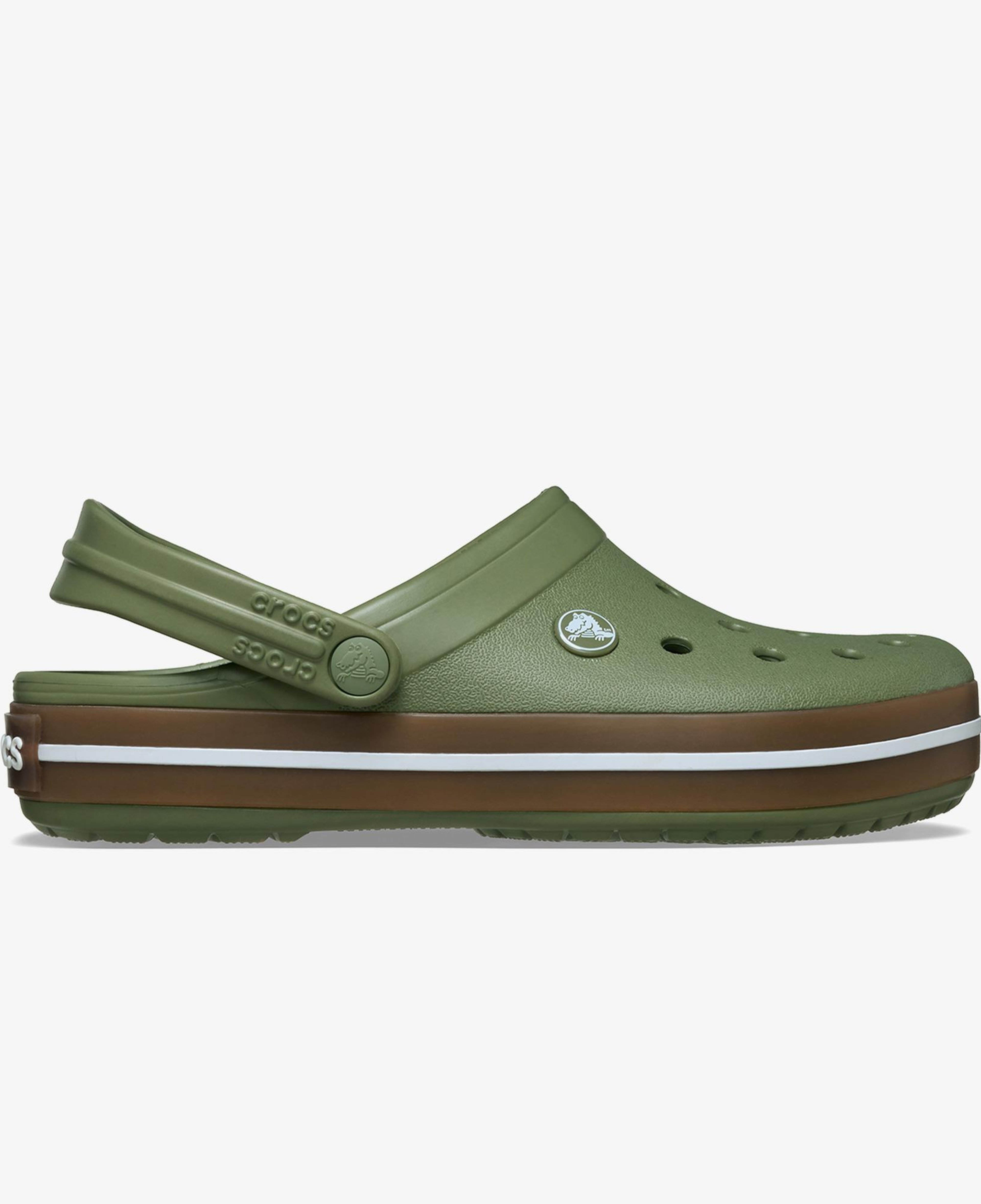 Crocs Crocband Gum Clog Unisex Haki Terlik