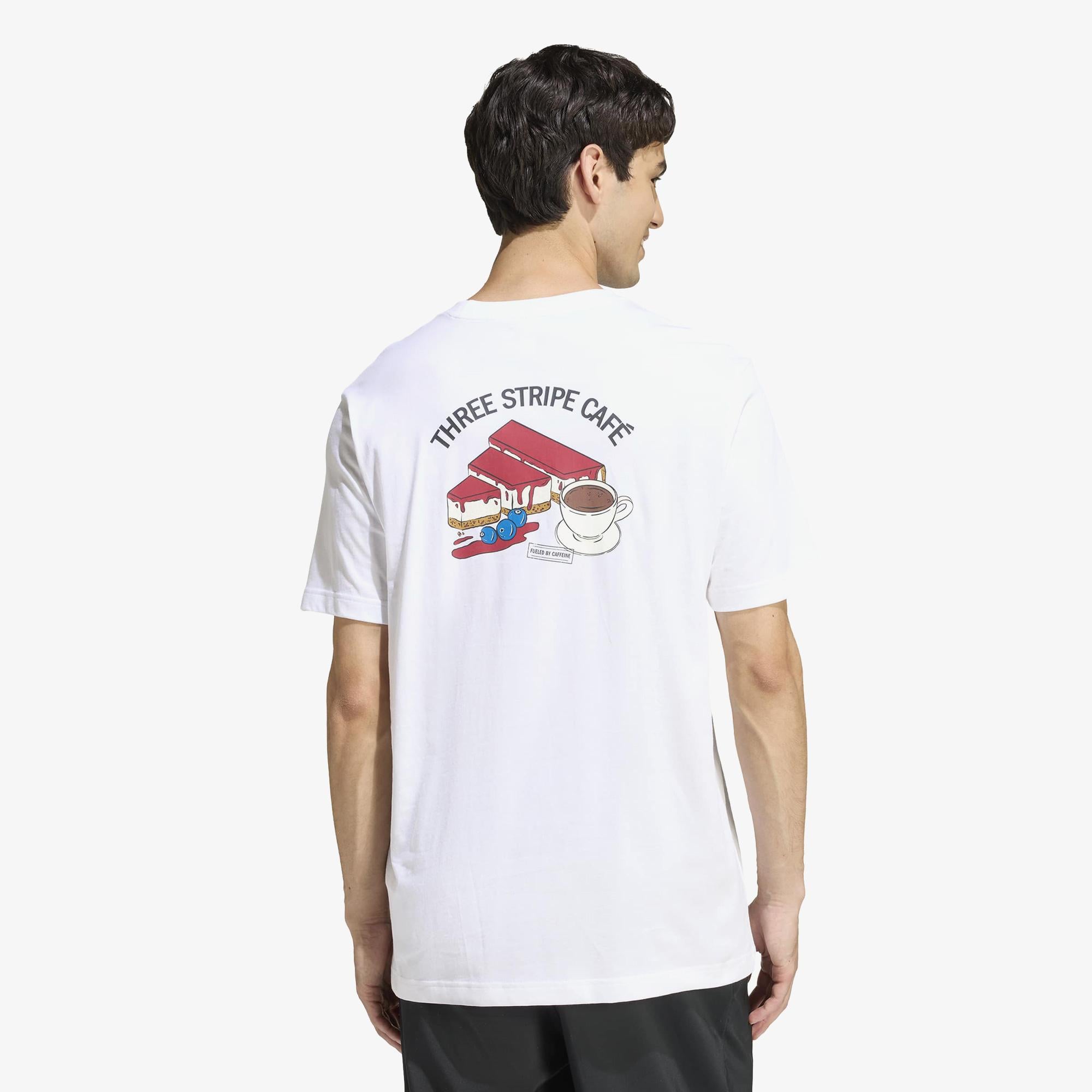 adidas Cheesecake Erkek Beyaz T-Shirt