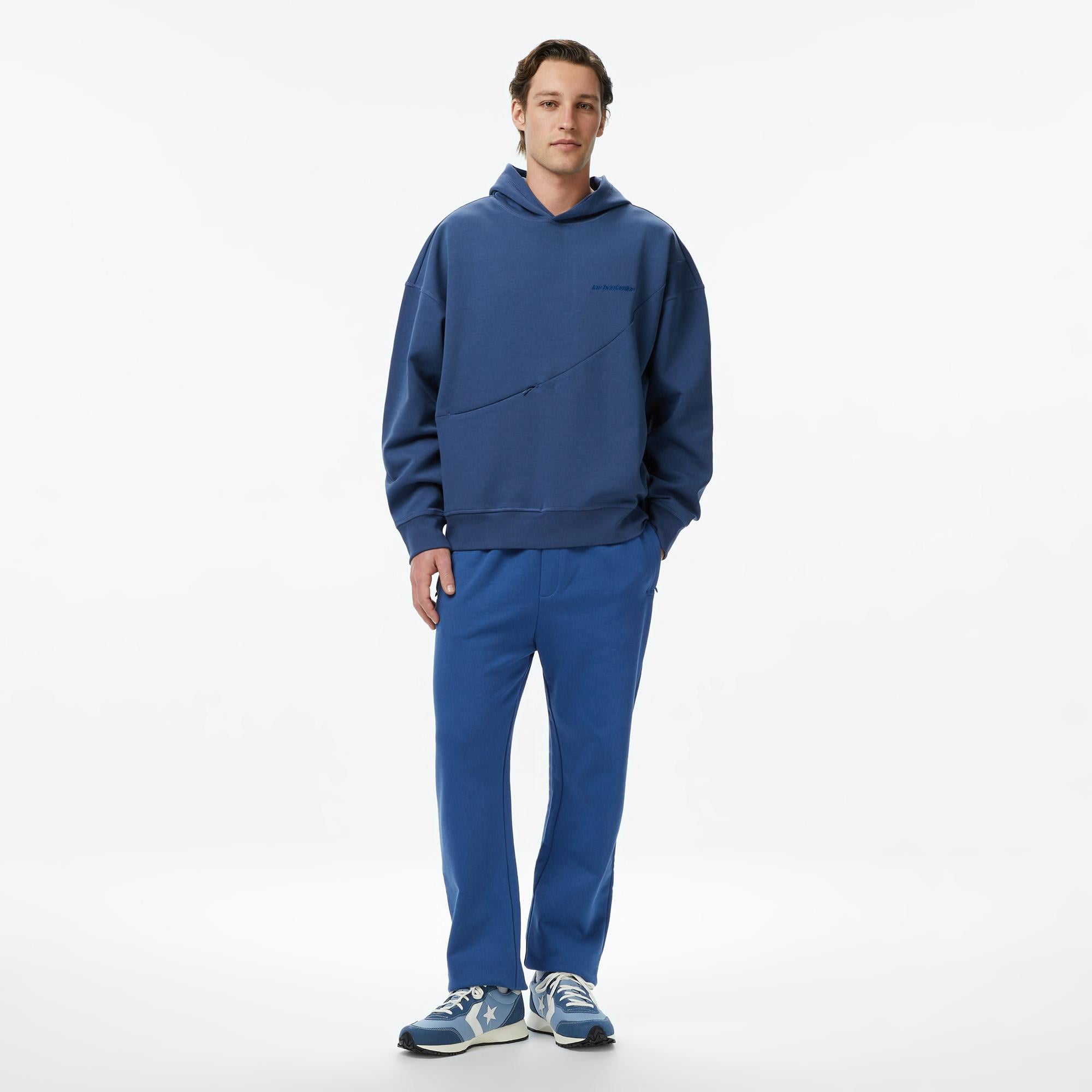 Les Benjamins Essentials 303 Erkek Mavi Sweatshirt