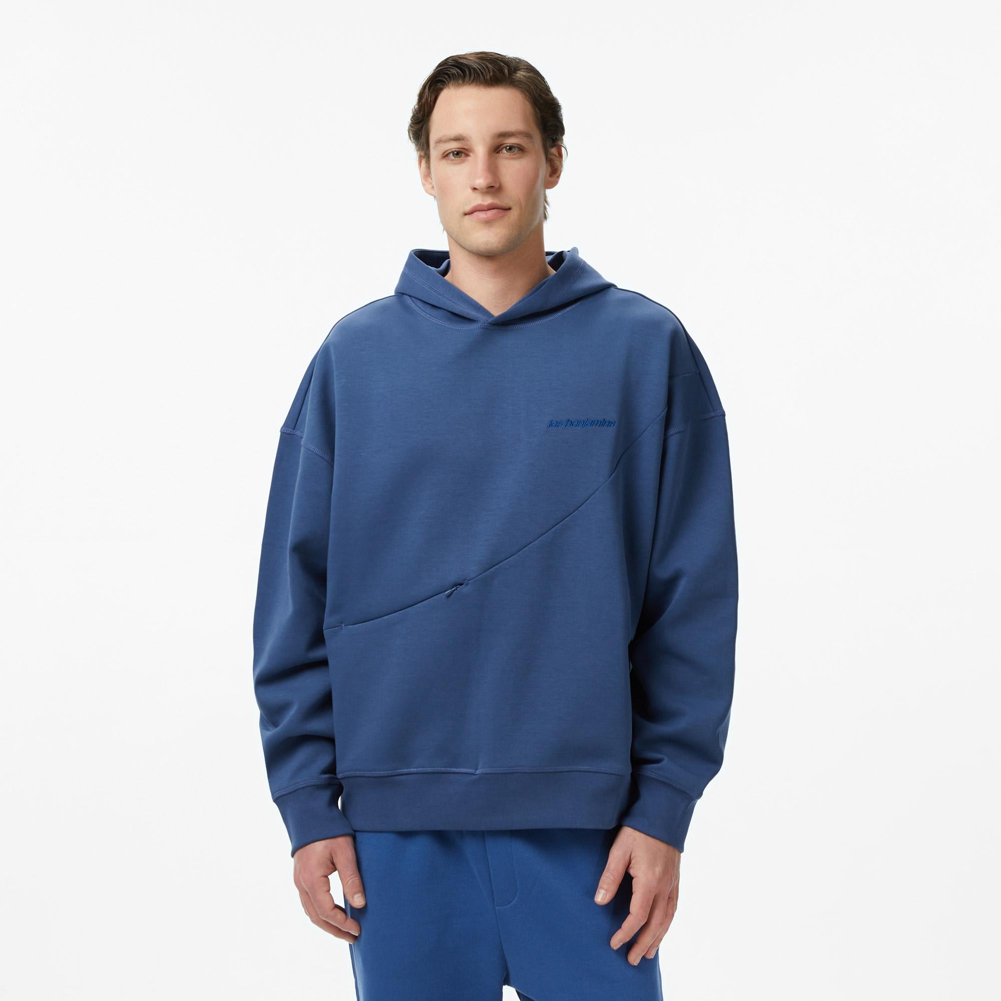Les Benjamins Essentials 303 Erkek Mavi Sweatshirt