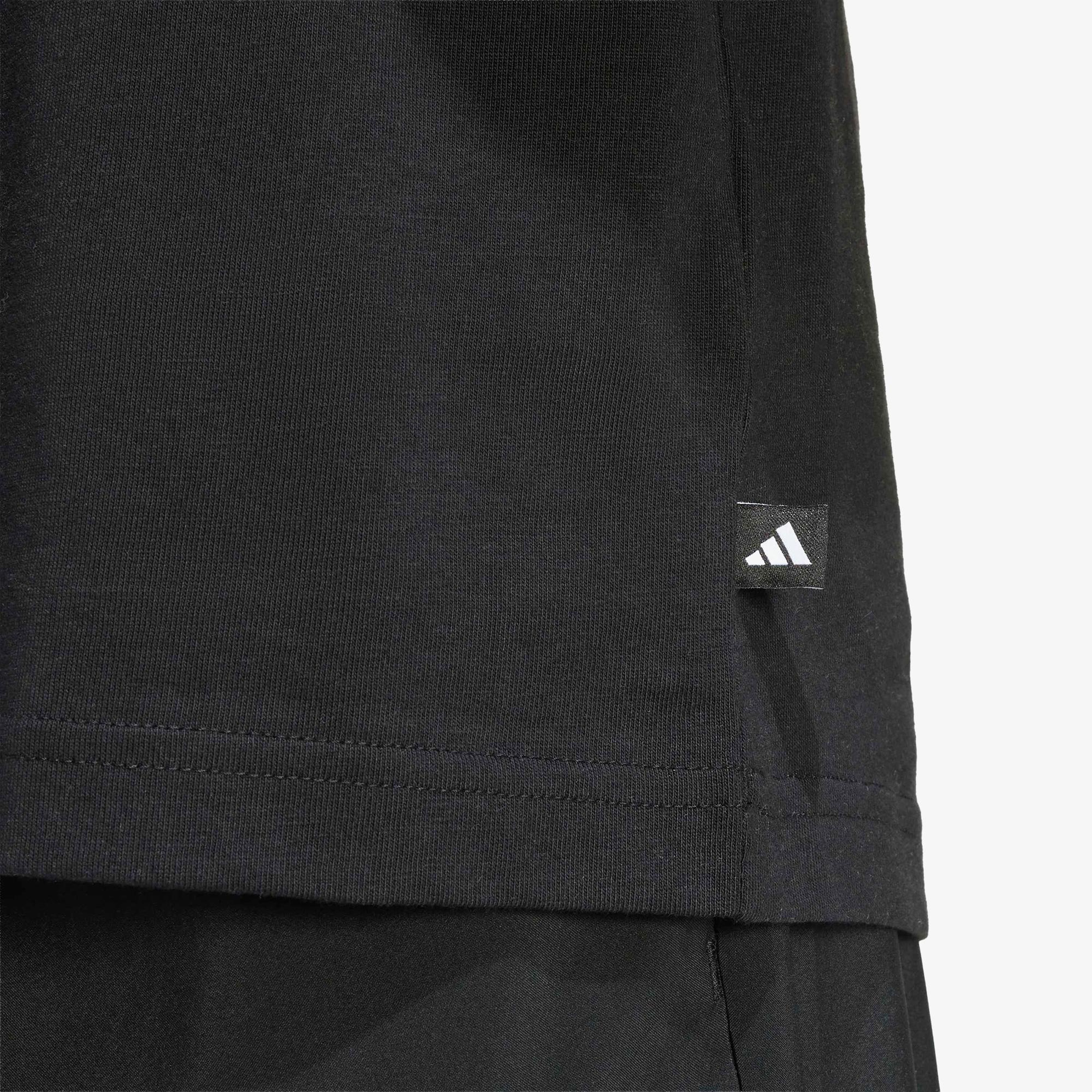adidas Popcorn Erkek Siyah T-Shirt