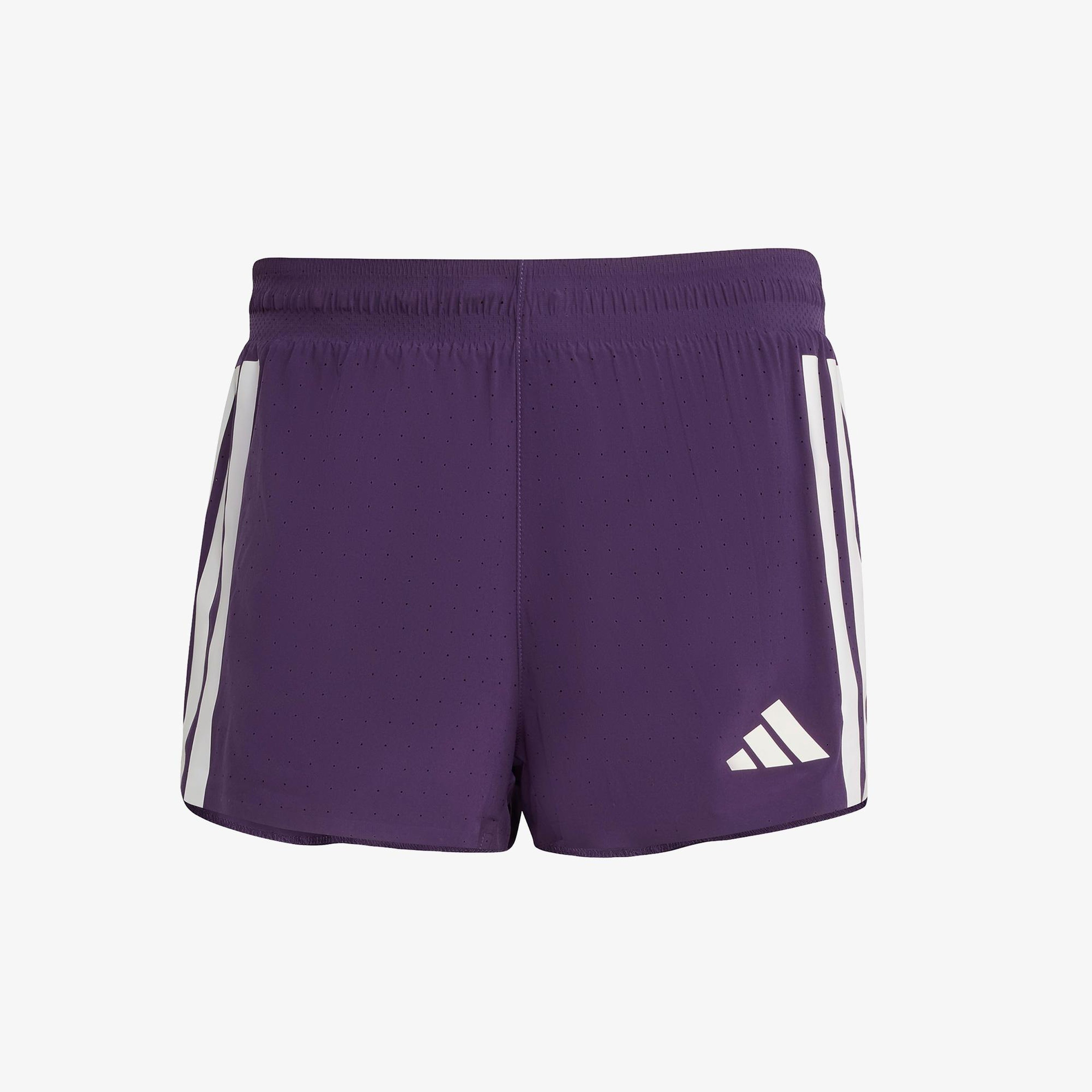 adidas Adizero Running Split Erkek Mor Koşu Şortu