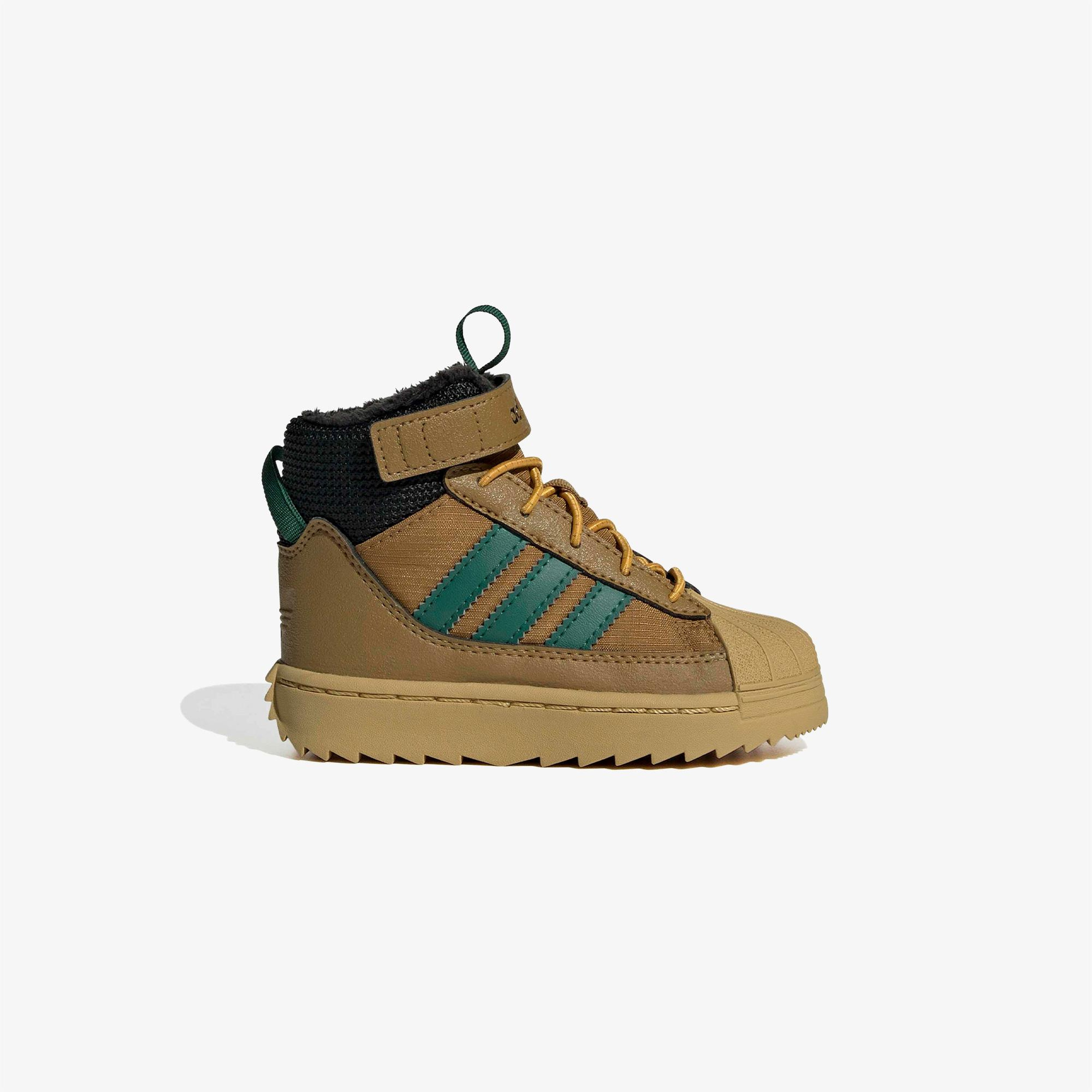 adidas Superstar Winter Trek Bebek Kahverengi Ayakkabı