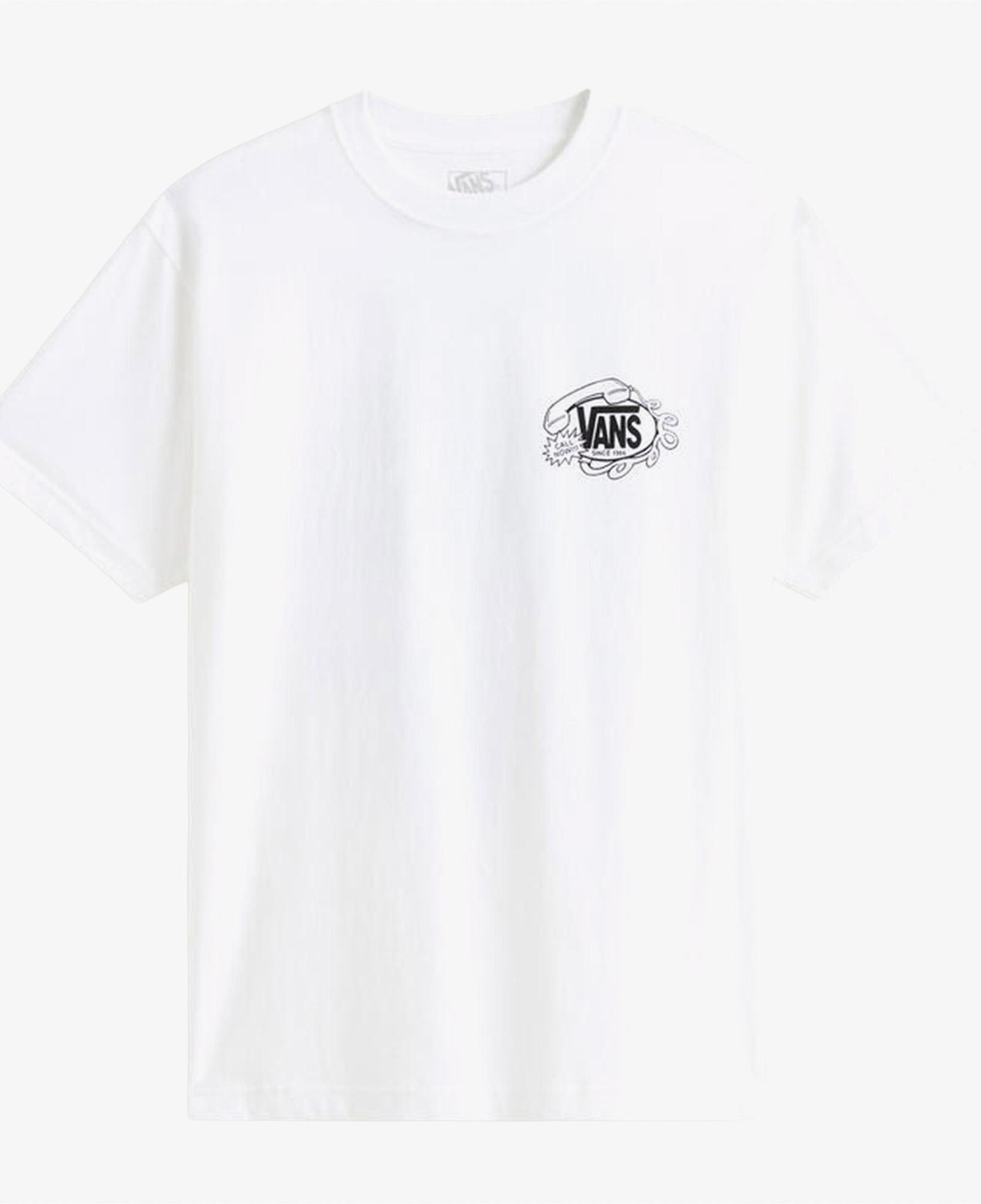 Vans Hot Lines Erkek Beyaz T-Shirt