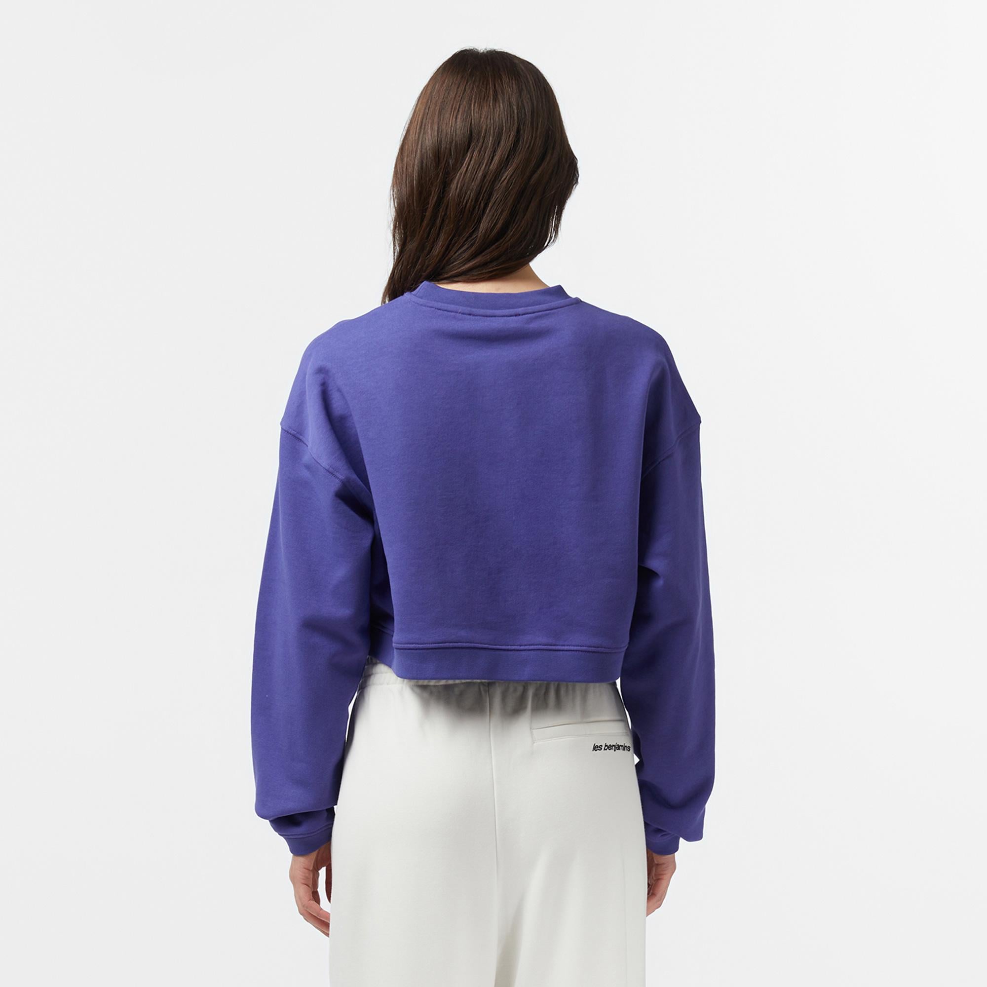 Les Benjamins Essentials 301 Kadın Mor Sweatshirt