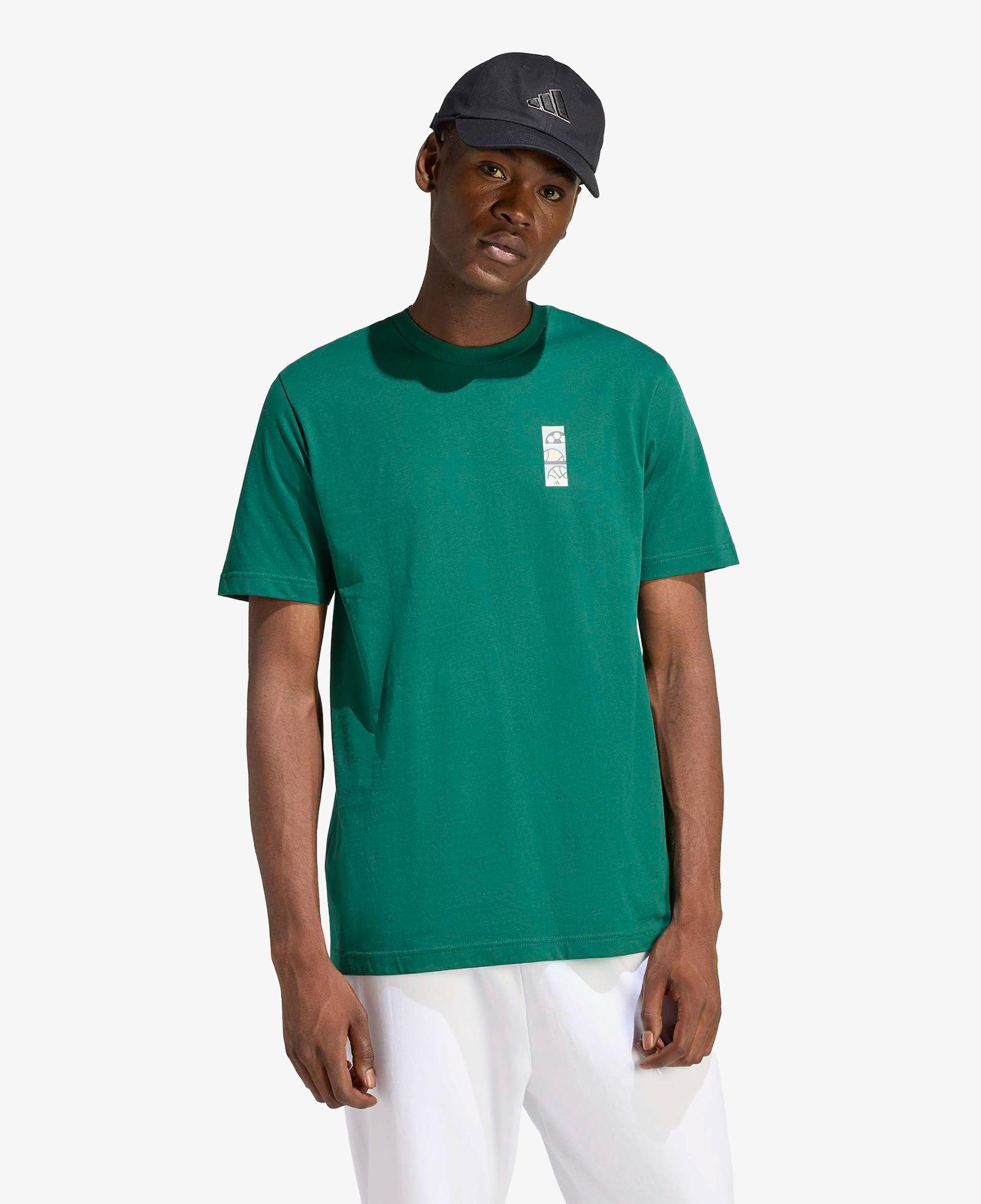 adidas Memories of Sport Poster Erkek Yeşil T-Shirt