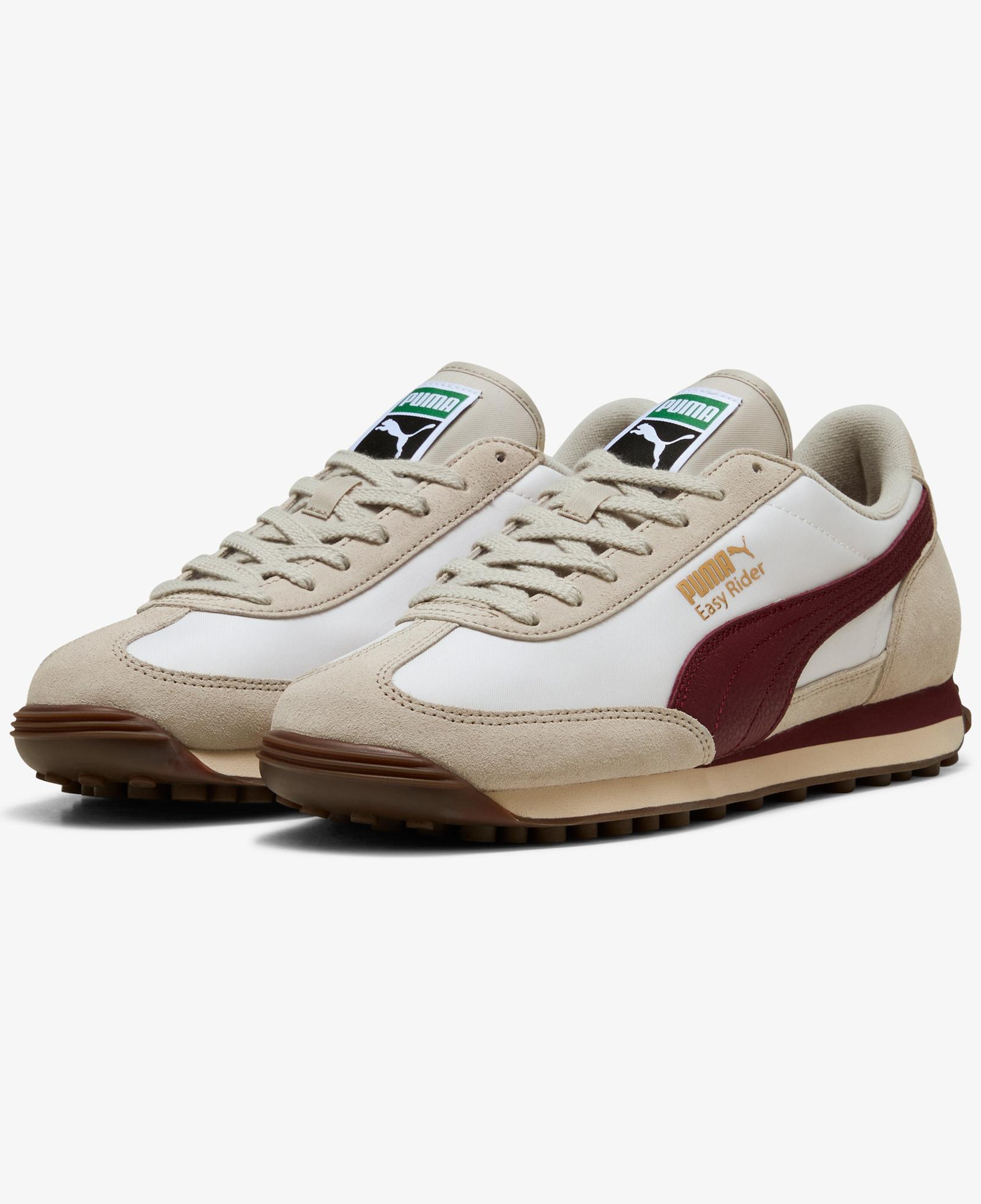 Puma Easy Rider Vintage Kadın Krem Spor Ayakkabı