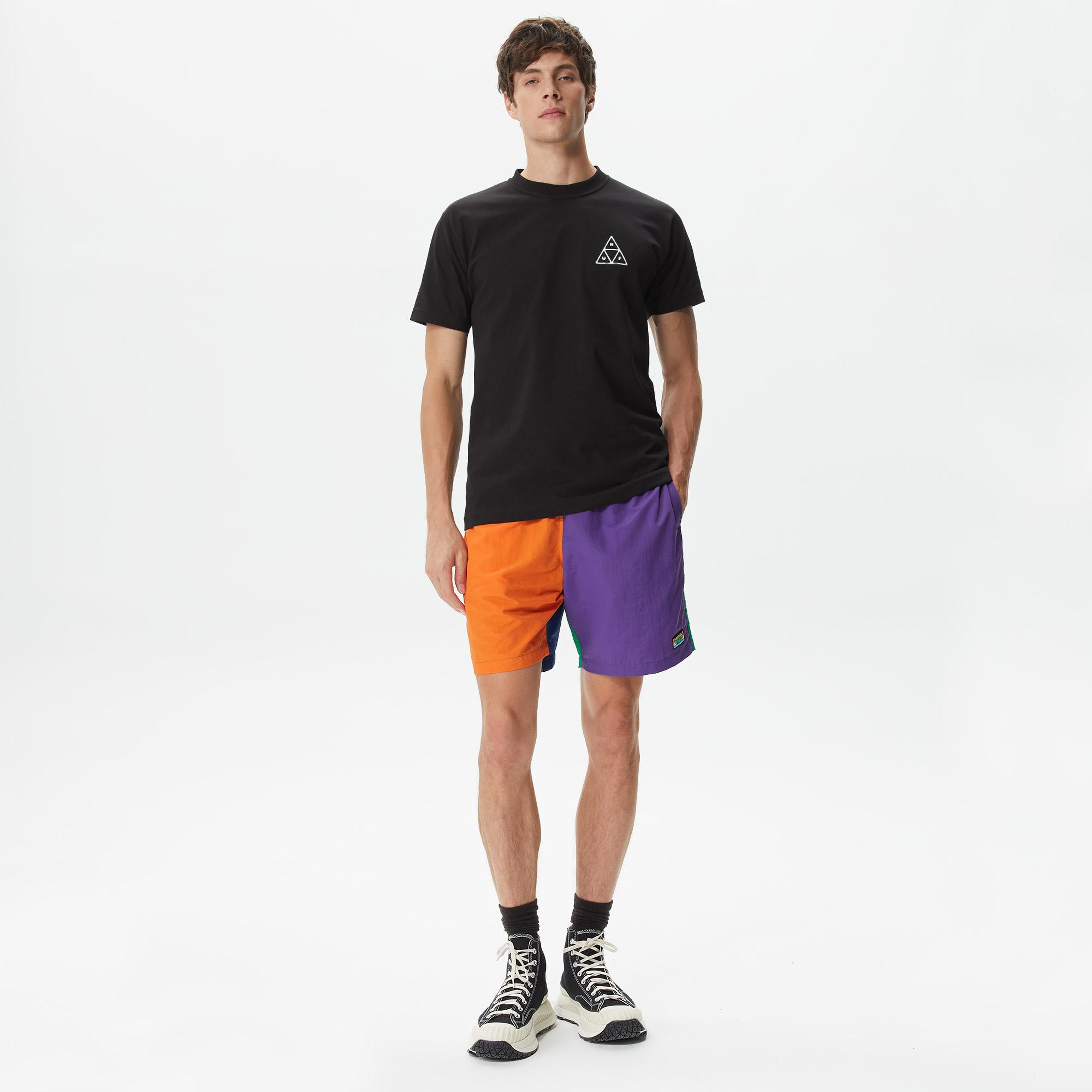 HUF Set Triple Triangle Erkek Siyah Tişört
