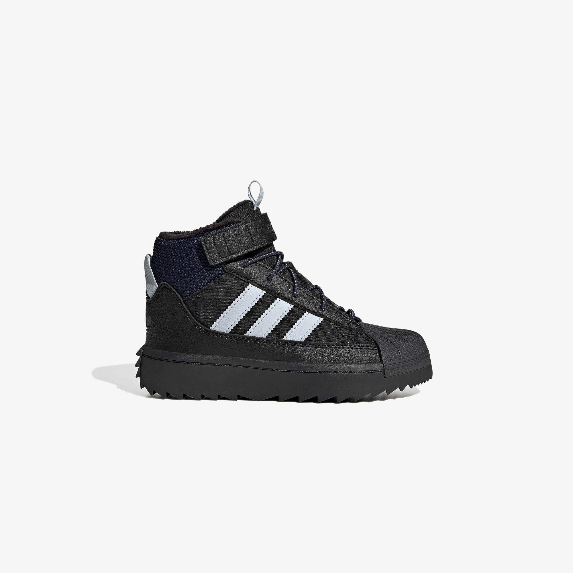 adidas Superstar Winter Trek Çocuk Siyah Ayakkabı