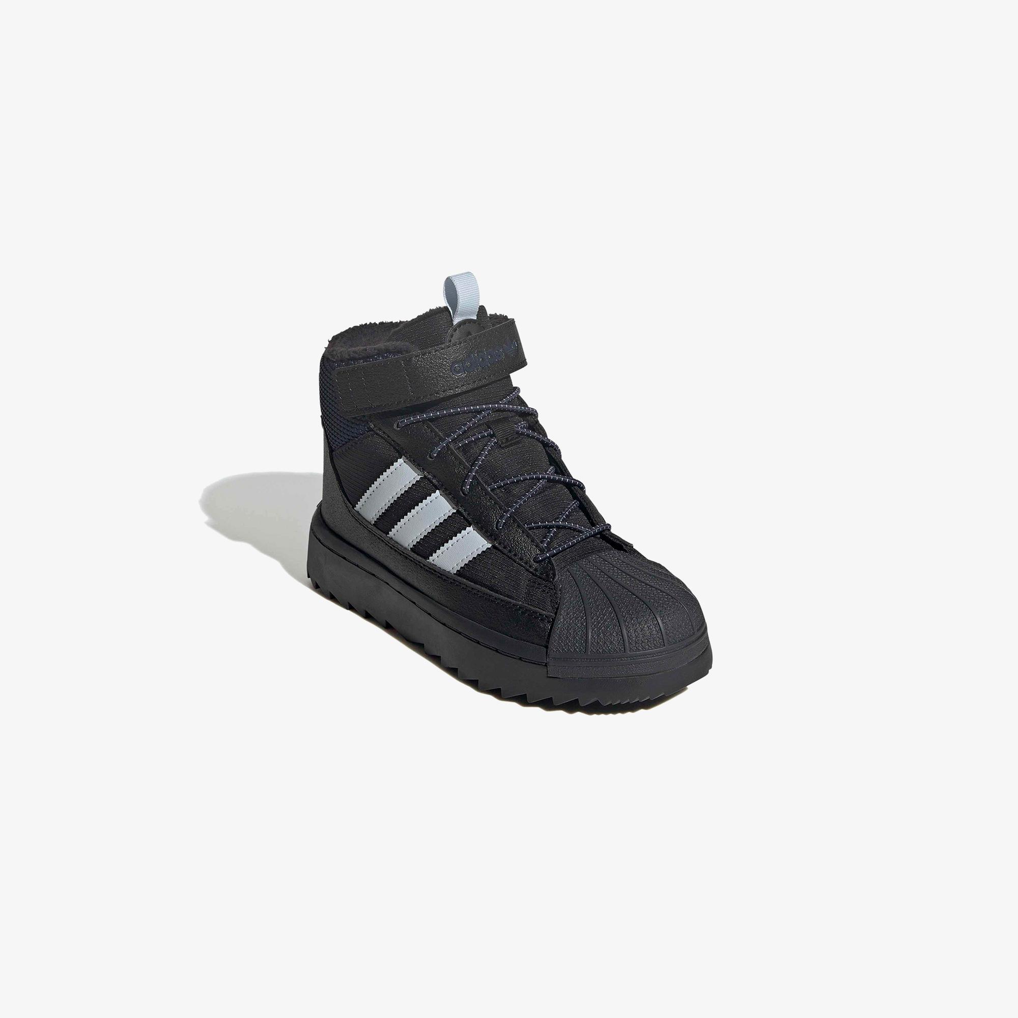 adidas Superstar Winter Trek Çocuk Siyah Ayakkabı