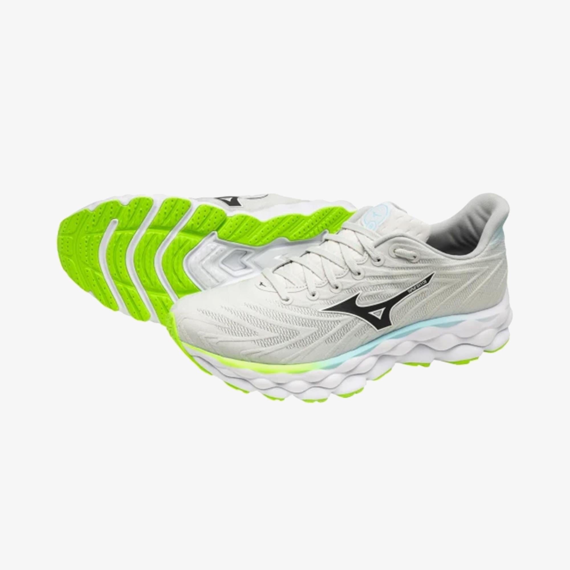 Mizuno Wave Sky 8 Erkek Gri Koşu Ayakkabısı