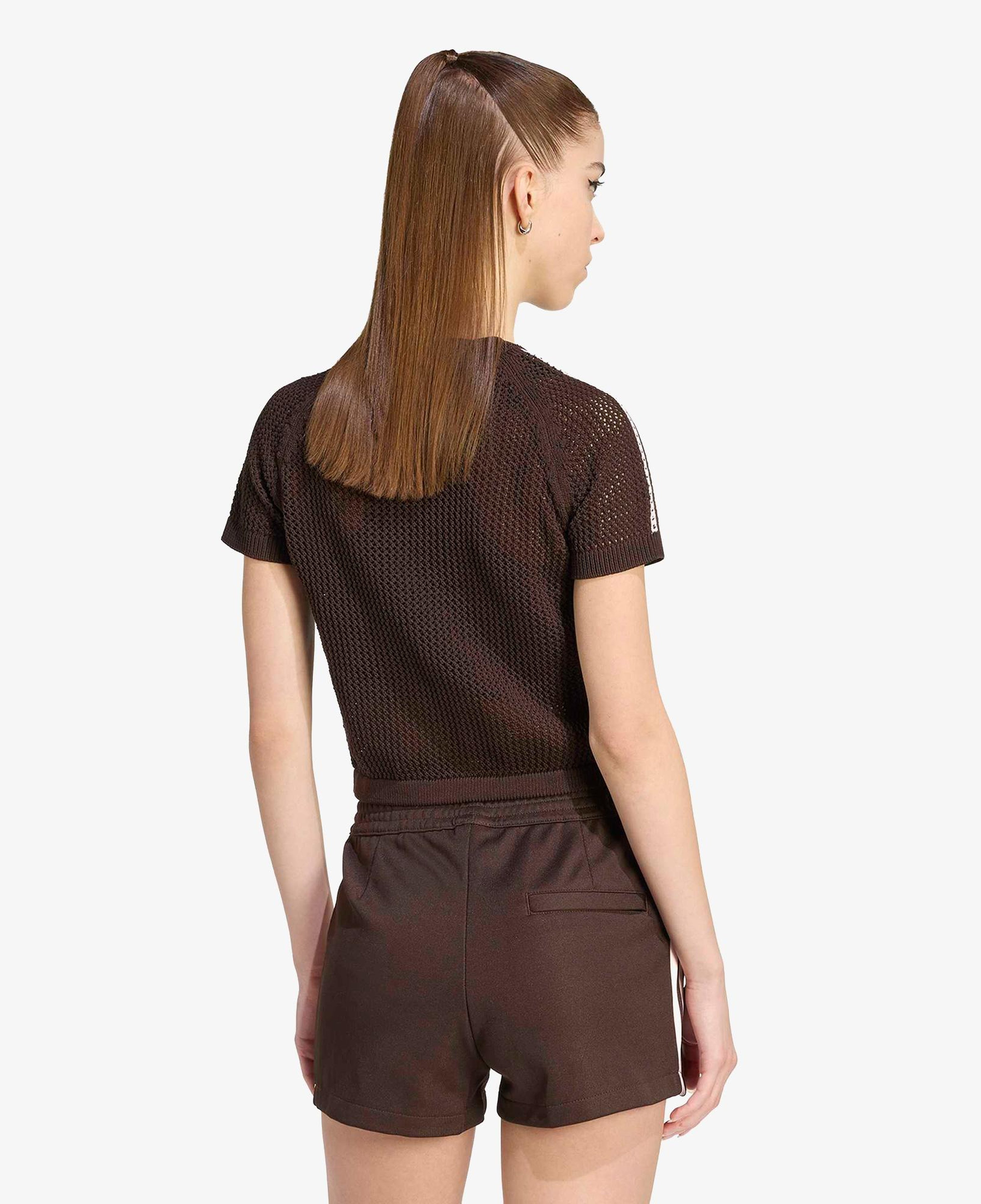 adidas Crochet Tee Kadın Kahverengi T-Shirt