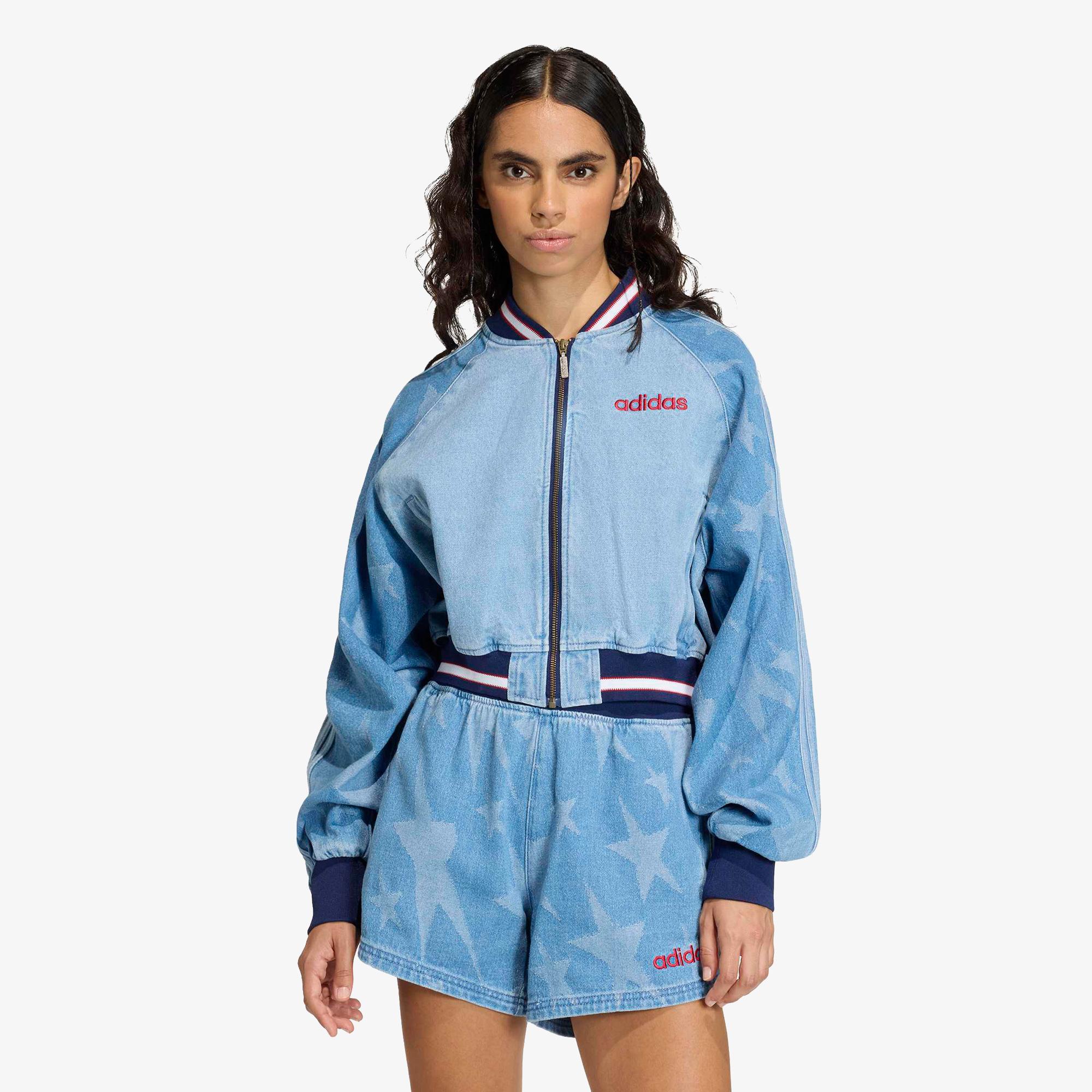 adidas Varsity Kadın Mavi Ceket